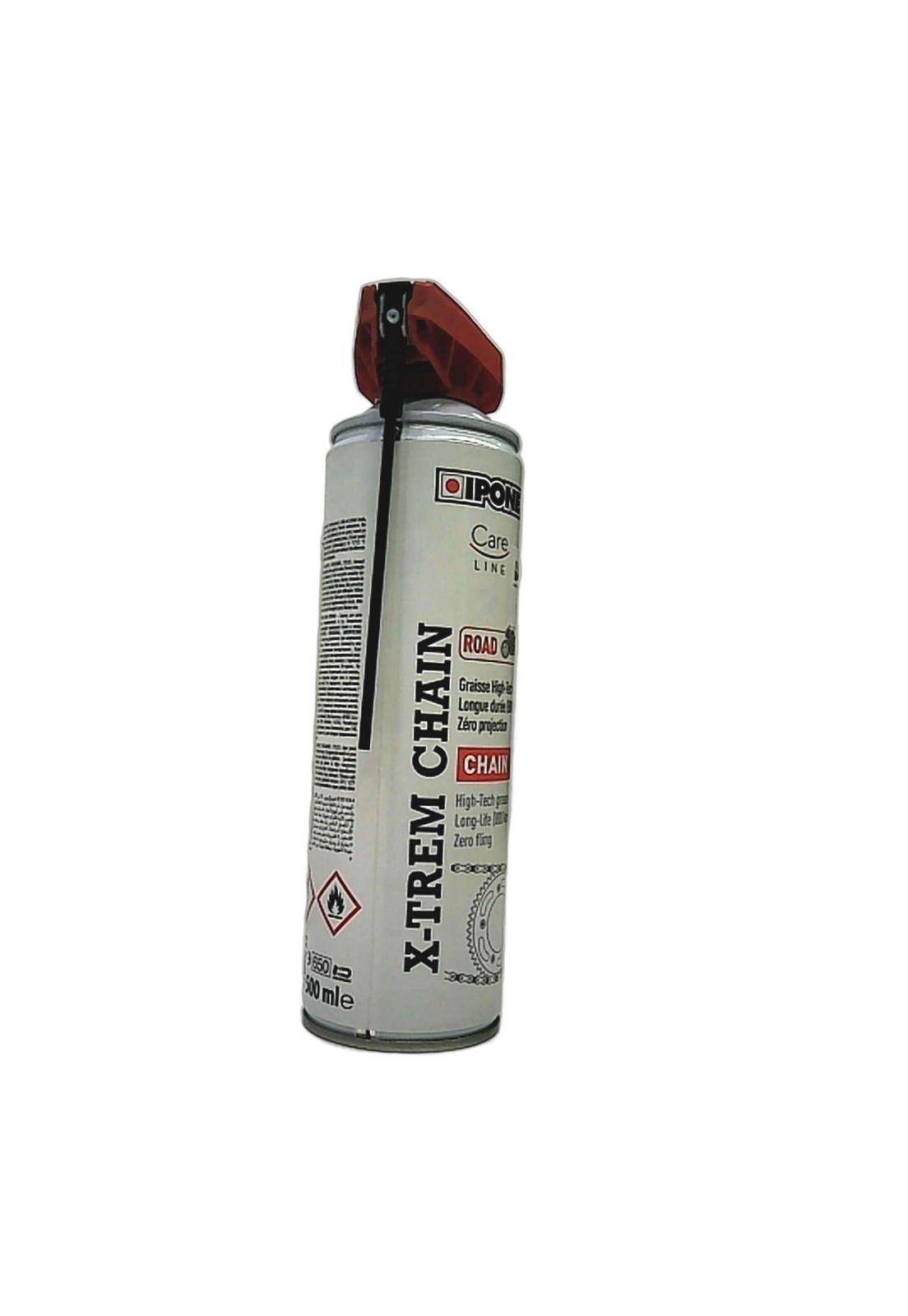 Lubricante Grasa Cadena X-TREM CHAIN ROAD (800km) 500ML IPONE-0