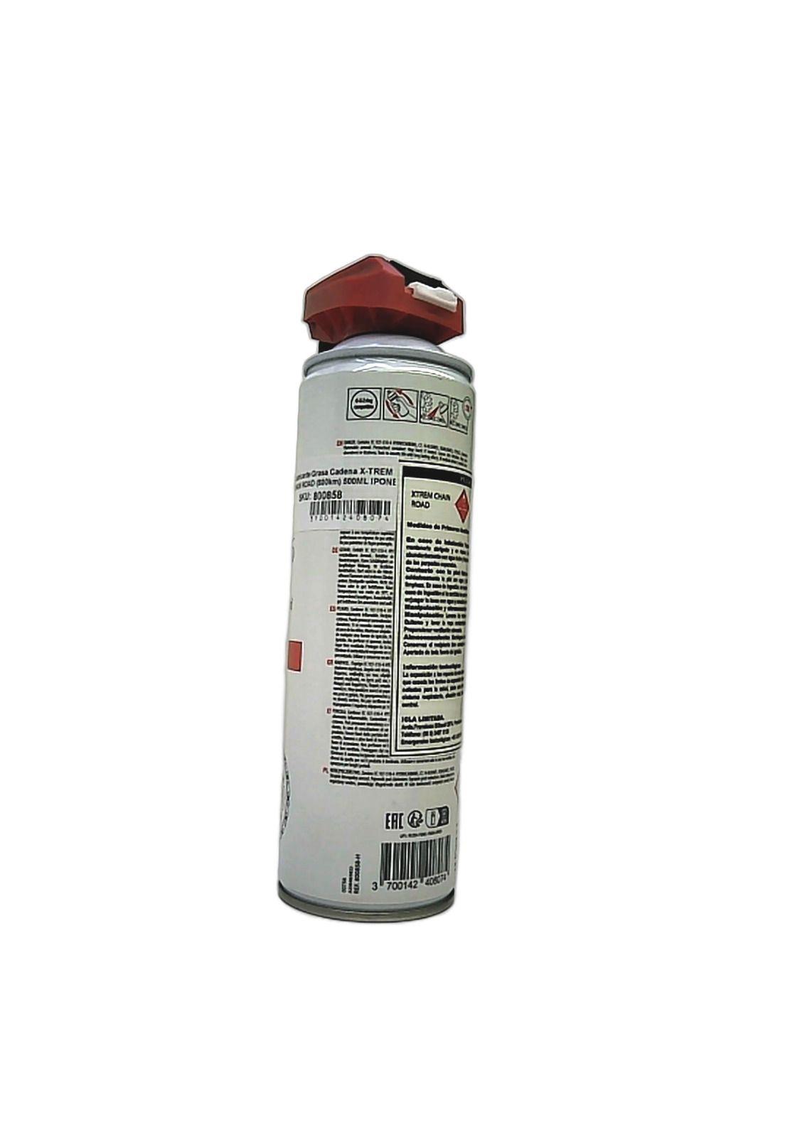 Lubricante Grasa Cadena X-TREM CHAIN ROAD (800km) 500ML IPONE-2