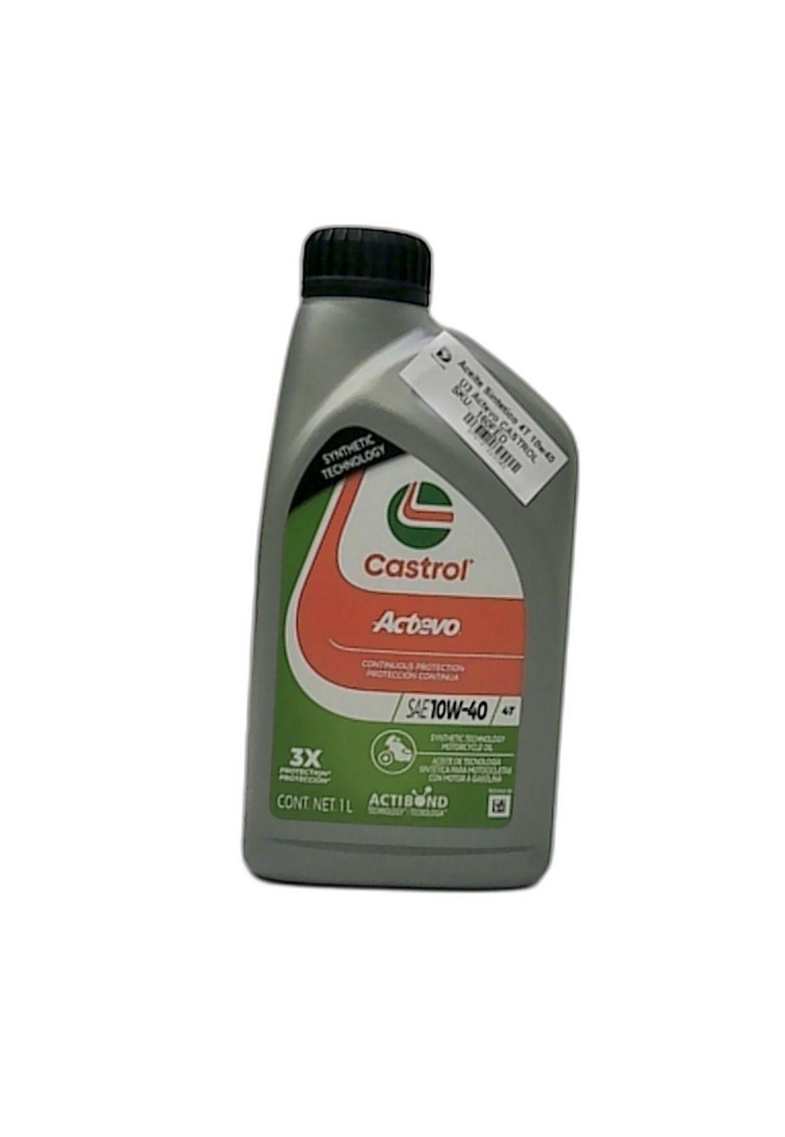 Aceite Sintetico 4T 10w40 U3 Actevo CASTROL-5