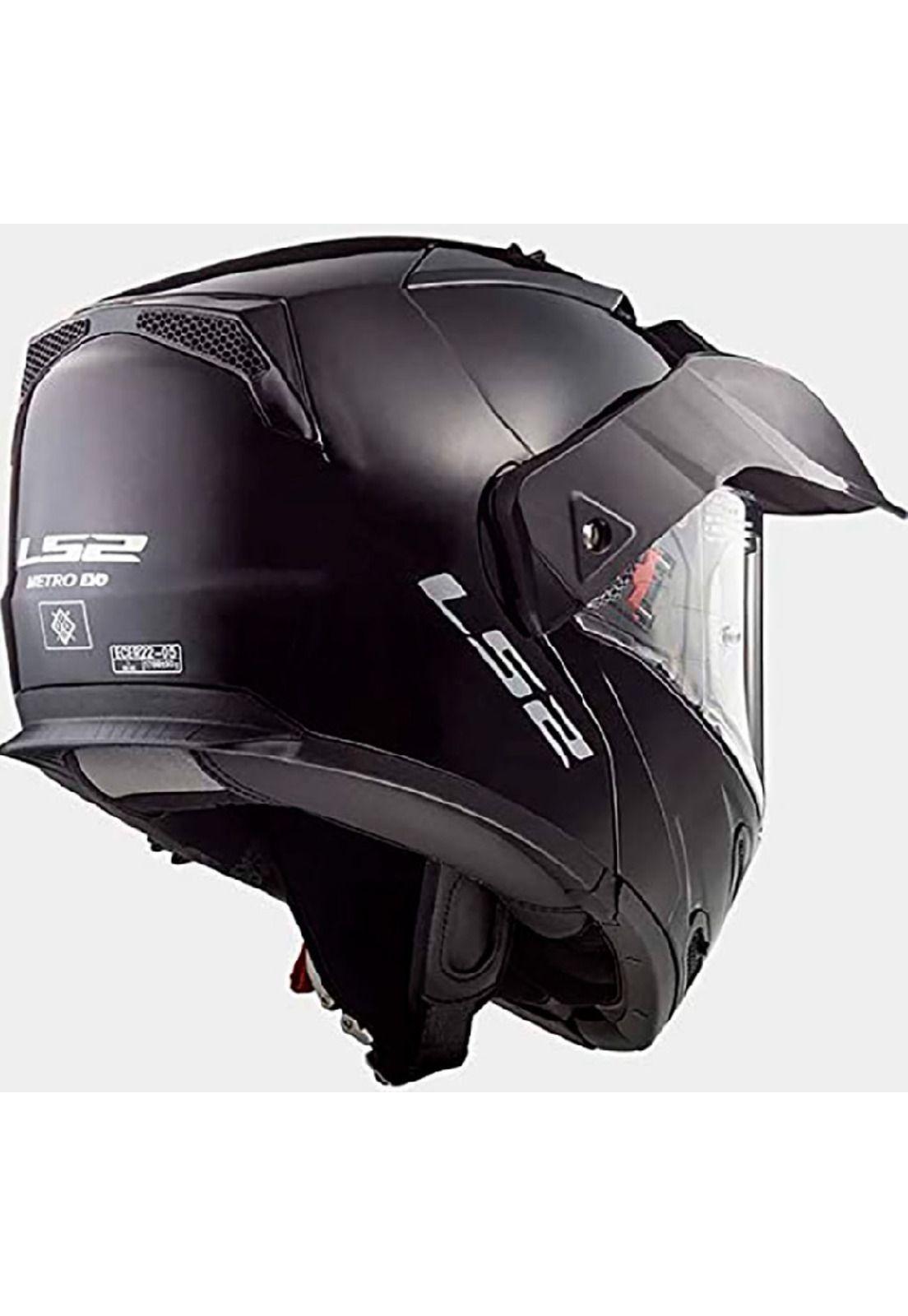 CASCO ABATIBLE LS2 FF324 METRO EVO NEGRO BRILLANTE-1