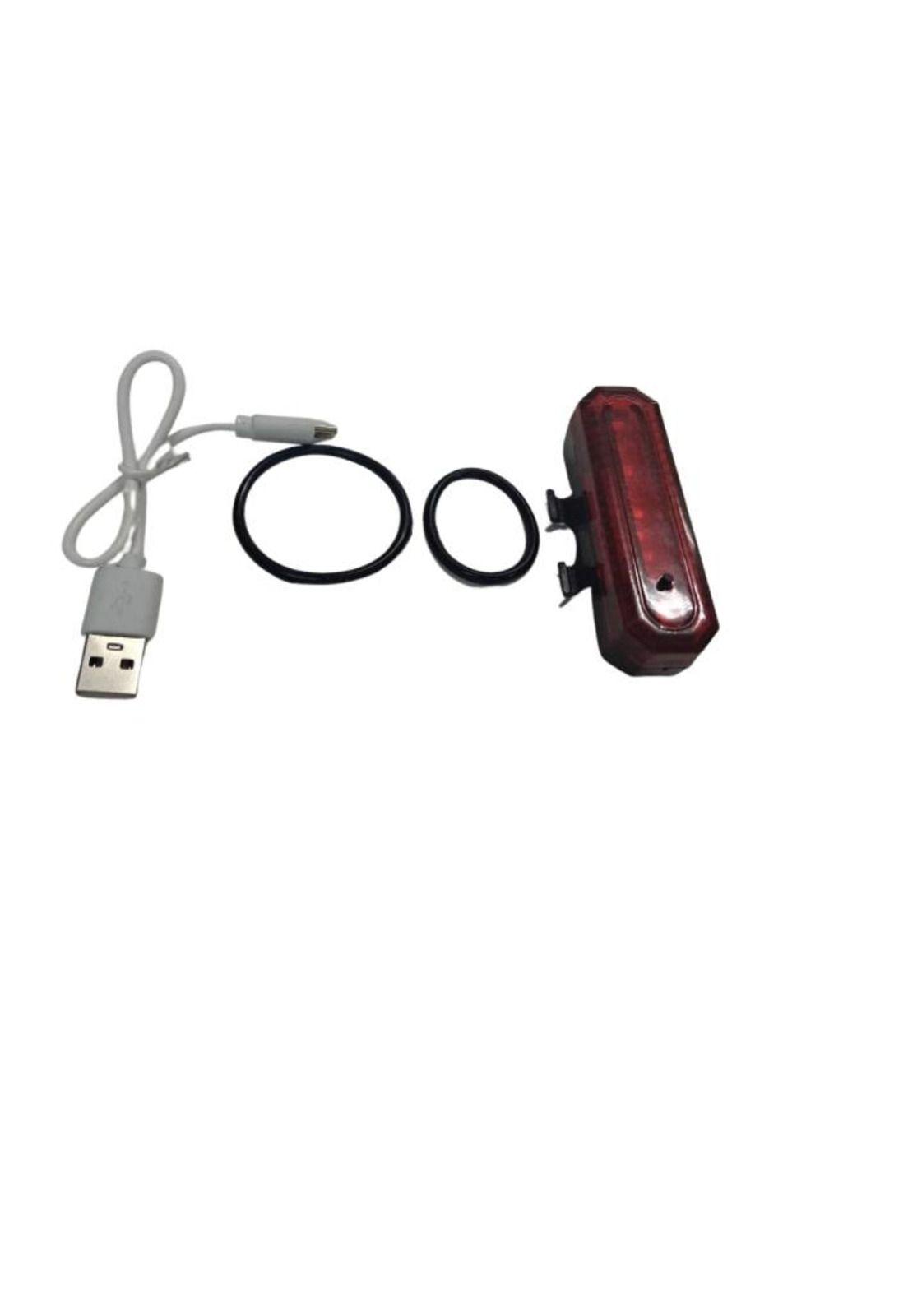 Luz Led Recargable Usb de Bicicleta Trasera-5