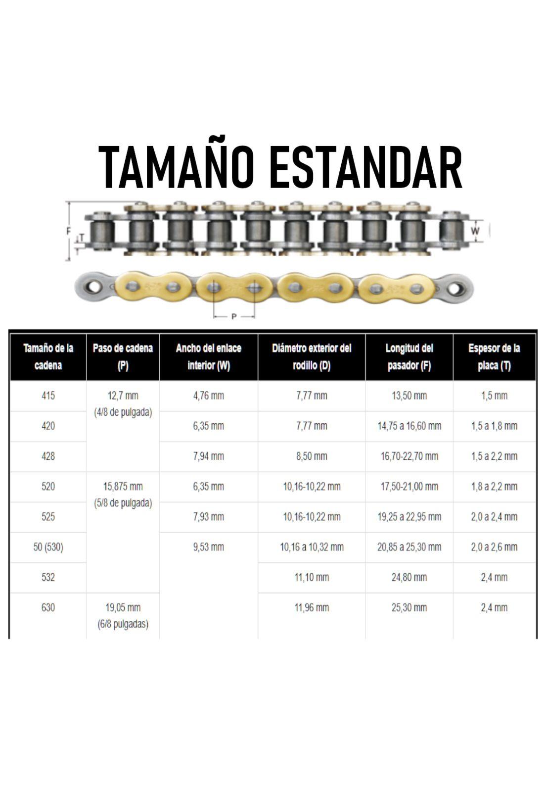 Cadena Transmision 520H X 120L VO C/O´ring DID-5