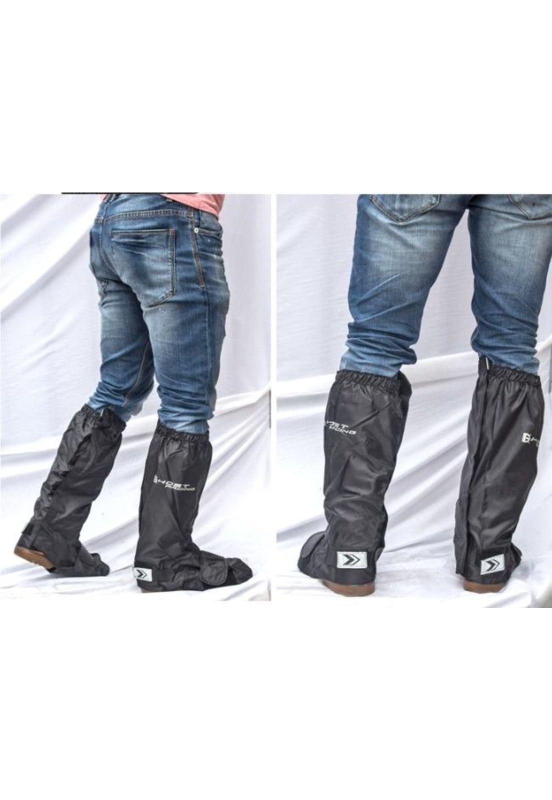Cubre Zapato Lluvia Impermeable Moto C/ Protector Calzado-1
