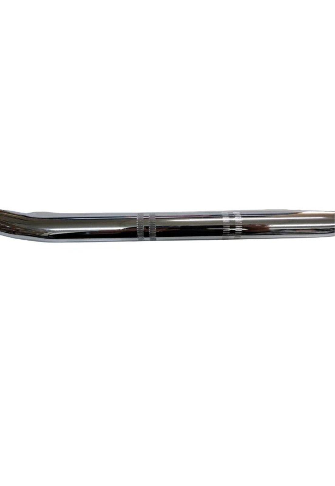 Manubrio Cromado Semirecto Para Moto 68cm 7/8 (22mm)-2