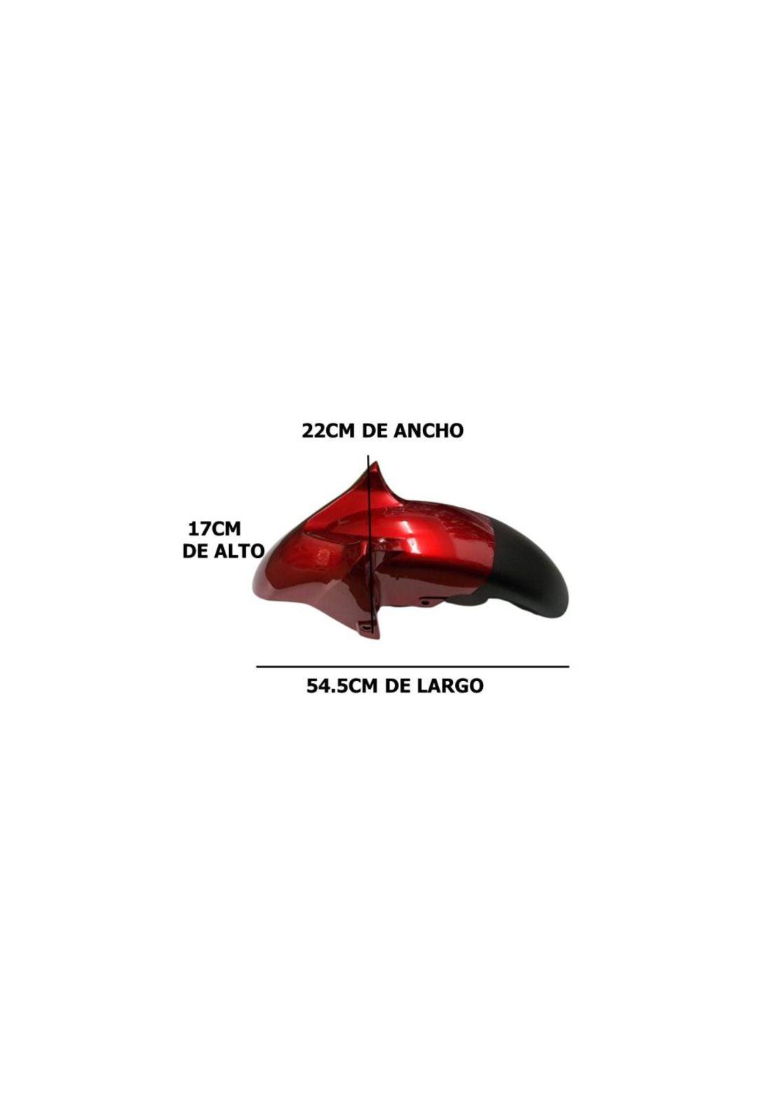 Tapabarro Delantero Fz 16 Rojo-1