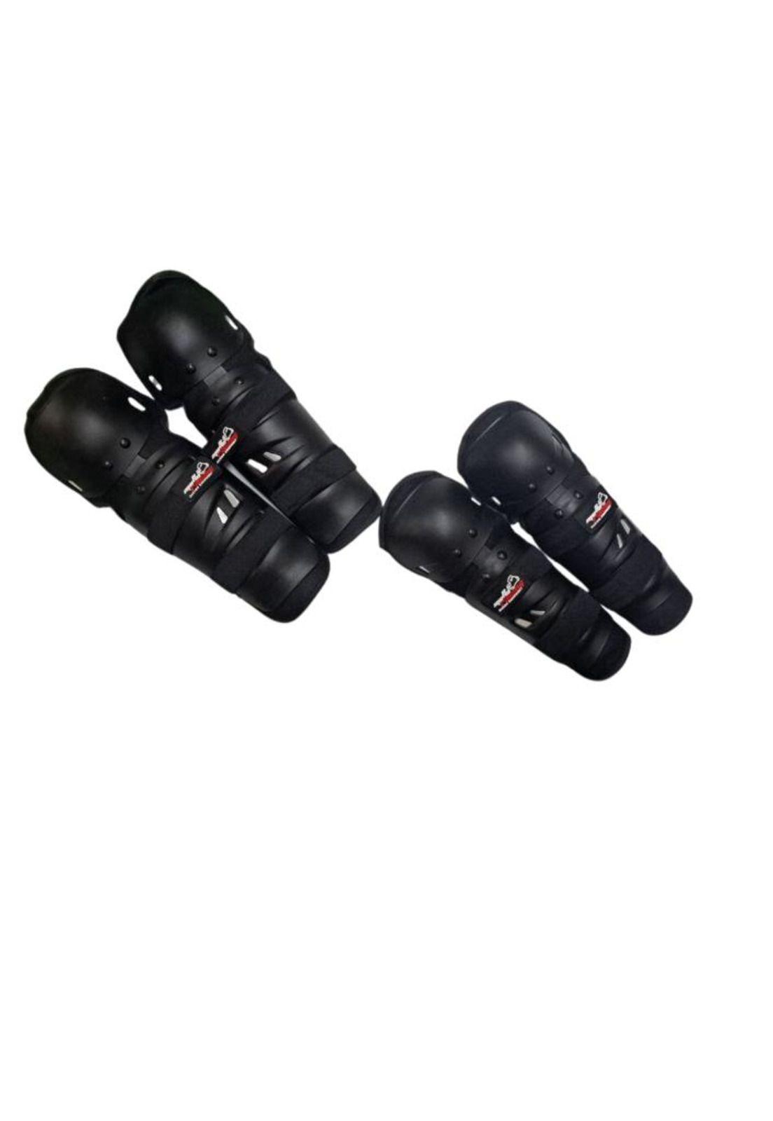 Set De Rodilleras + Coderas Para Moto Protectoras-0