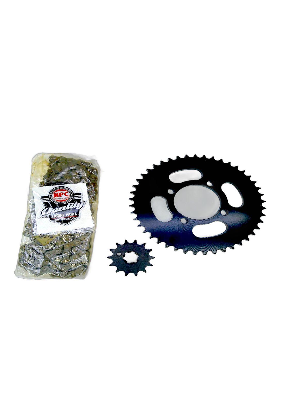 Kit Transmision YBR125 / YBRZ125 428H X 120L 14T 45T JAP NPC-3
