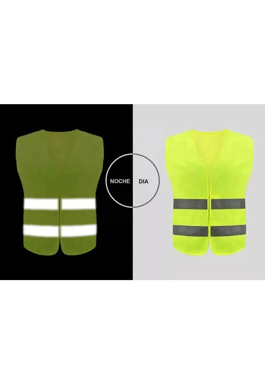 PACK 2 UNIIDADES -Chaleco Reflectante Reglamentario de Segurida Amarillo-2