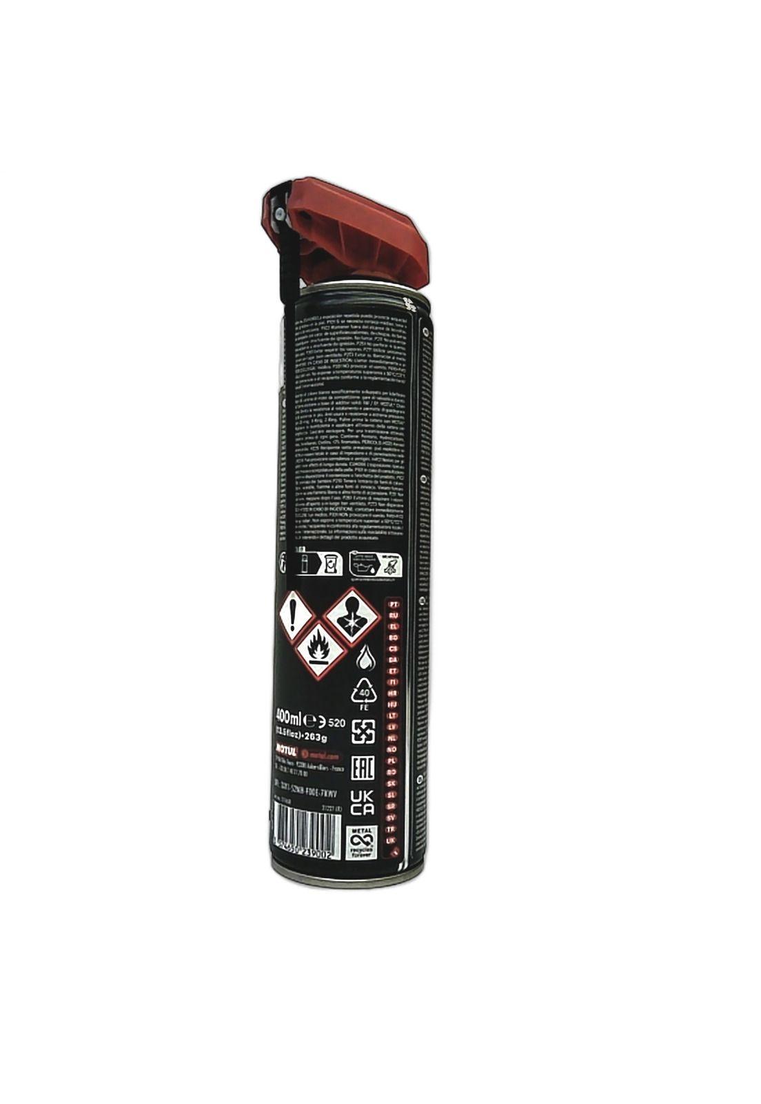 Lubricante Cadena Grasa Blanca Racing Road Factory Line 400ML MOTUL-4