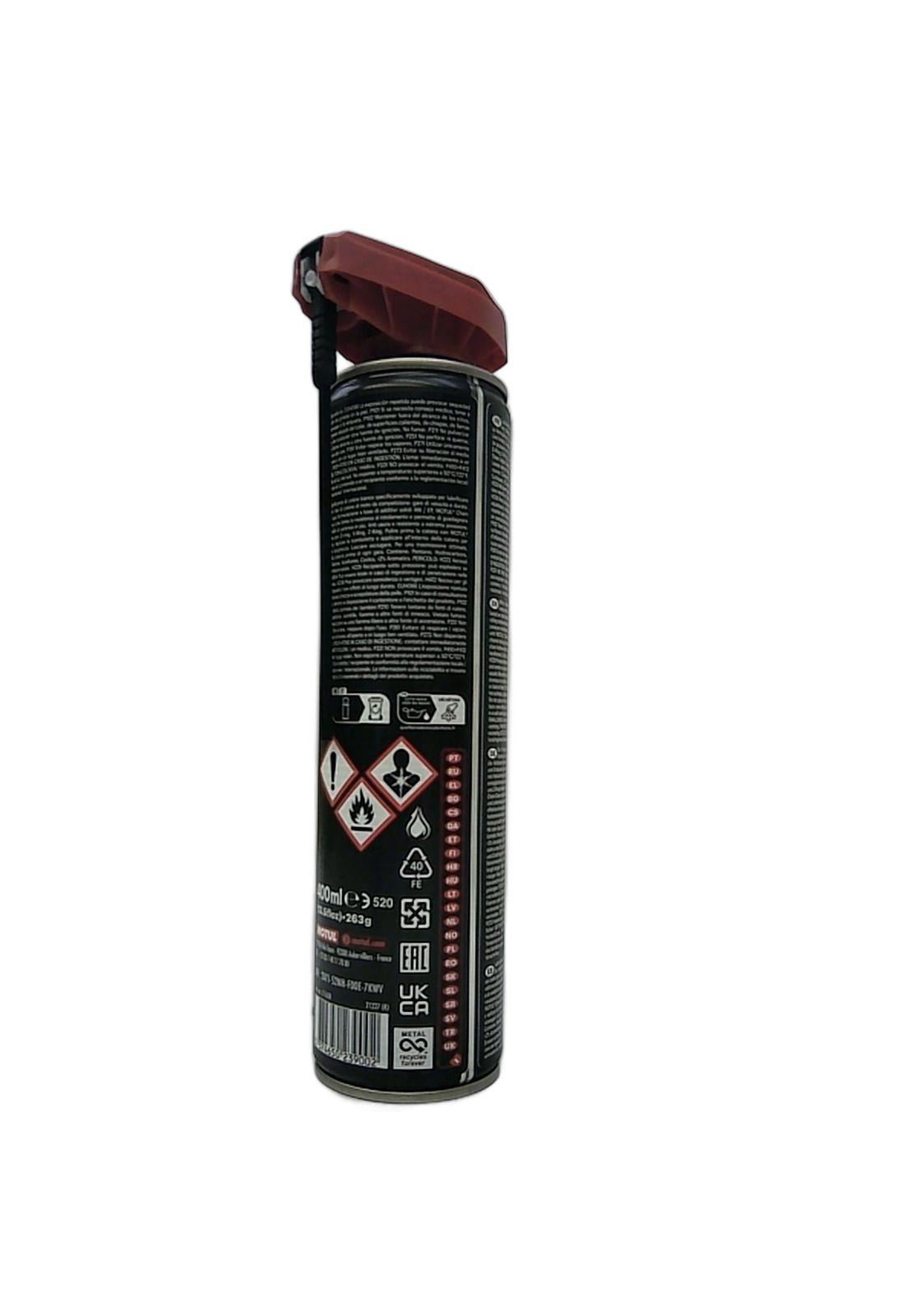 Lubricante Cadena Grasa Blanca Racing Road Factory Line 400ML MOTUL-7