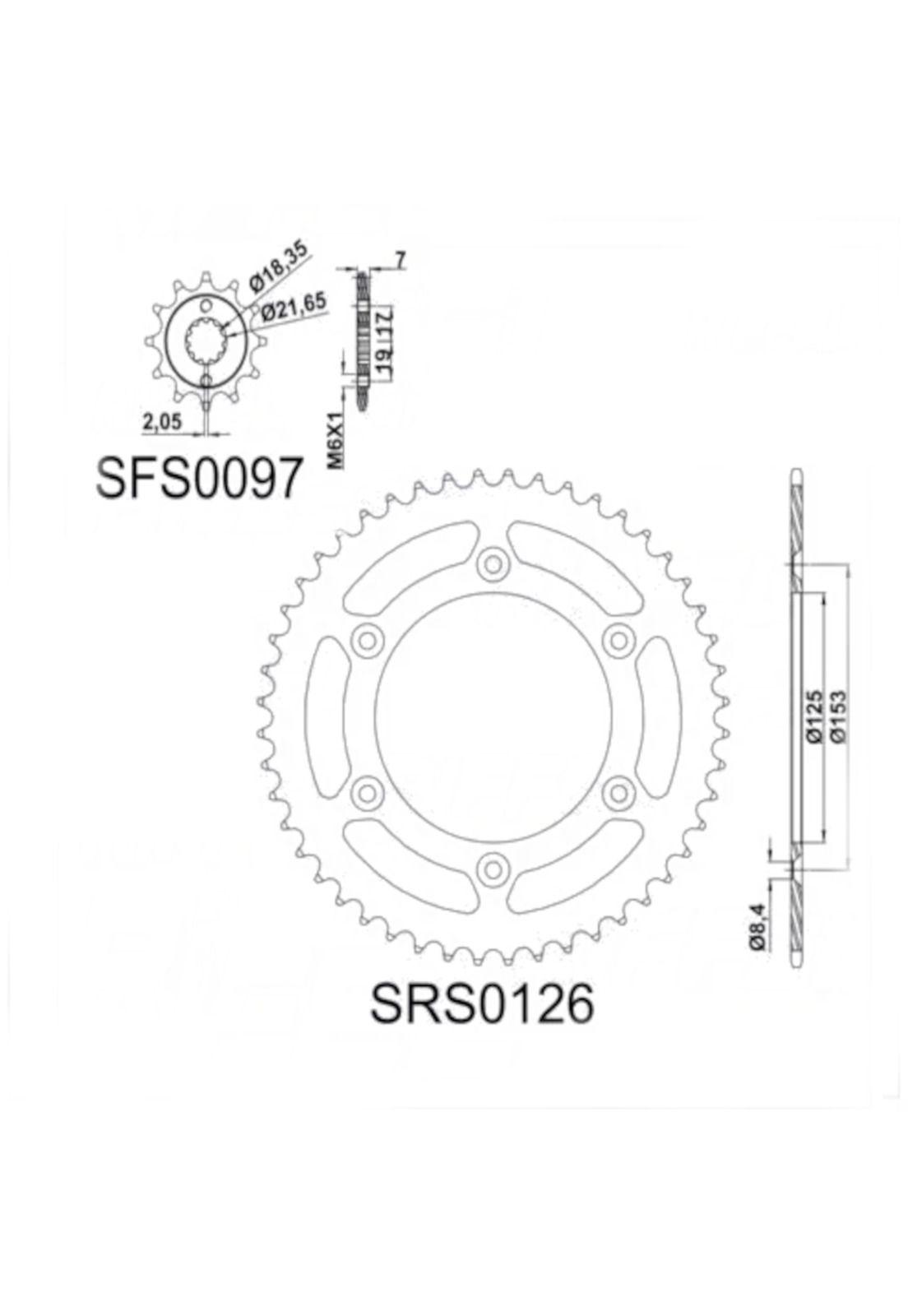 Kit Transmision CRF250L 40t / 17t 520Hx106L RIFFEL-3