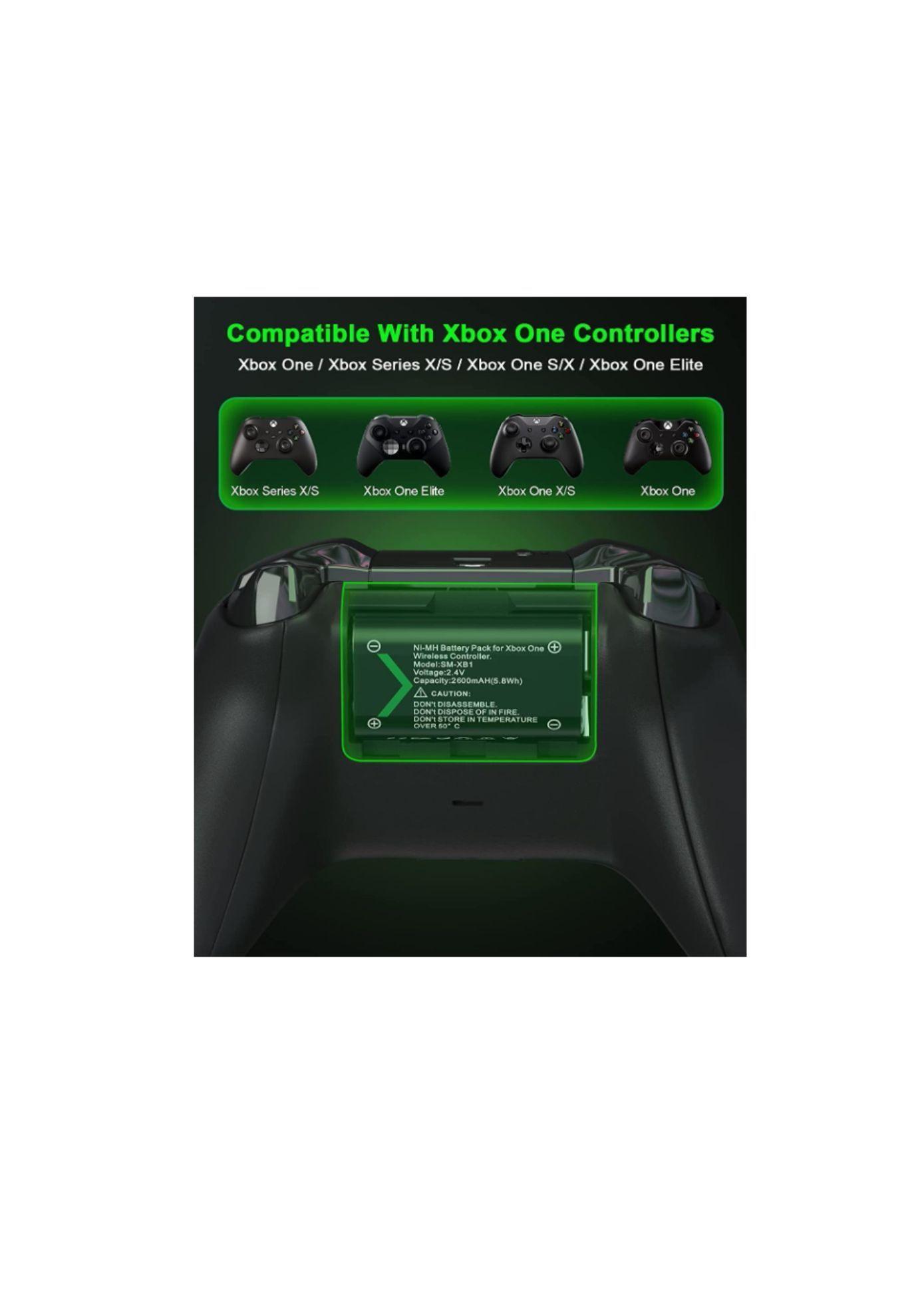 Cargador De Baterias Para Mando De Xbox Incluye 2 Baterias-6