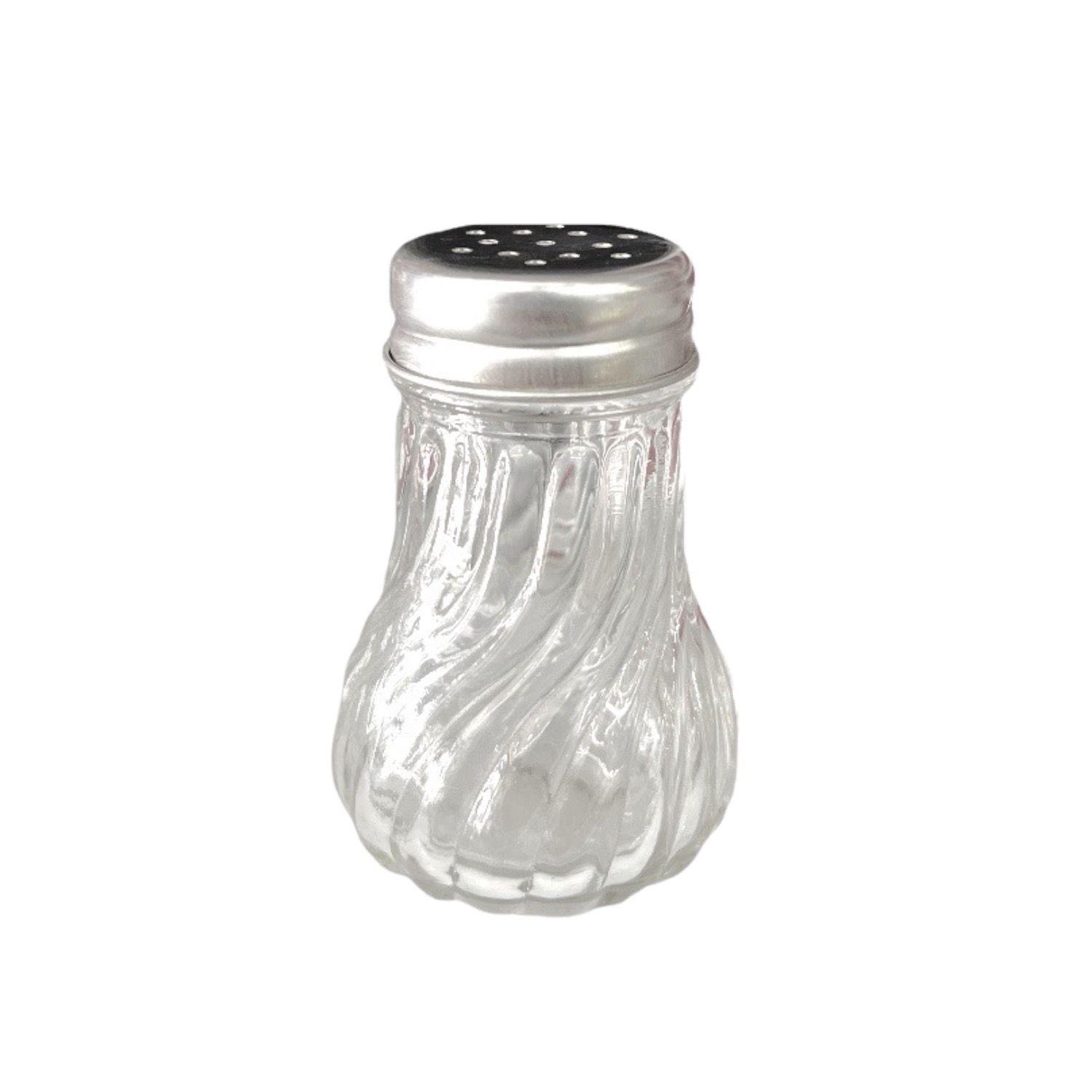 Set de 24 saleros de vidrio con tapa metálica 60ml-0