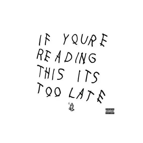 VINILO DRAKE/ IF YOU'RE READING THIS IT'S TOO LATE 2LP-1