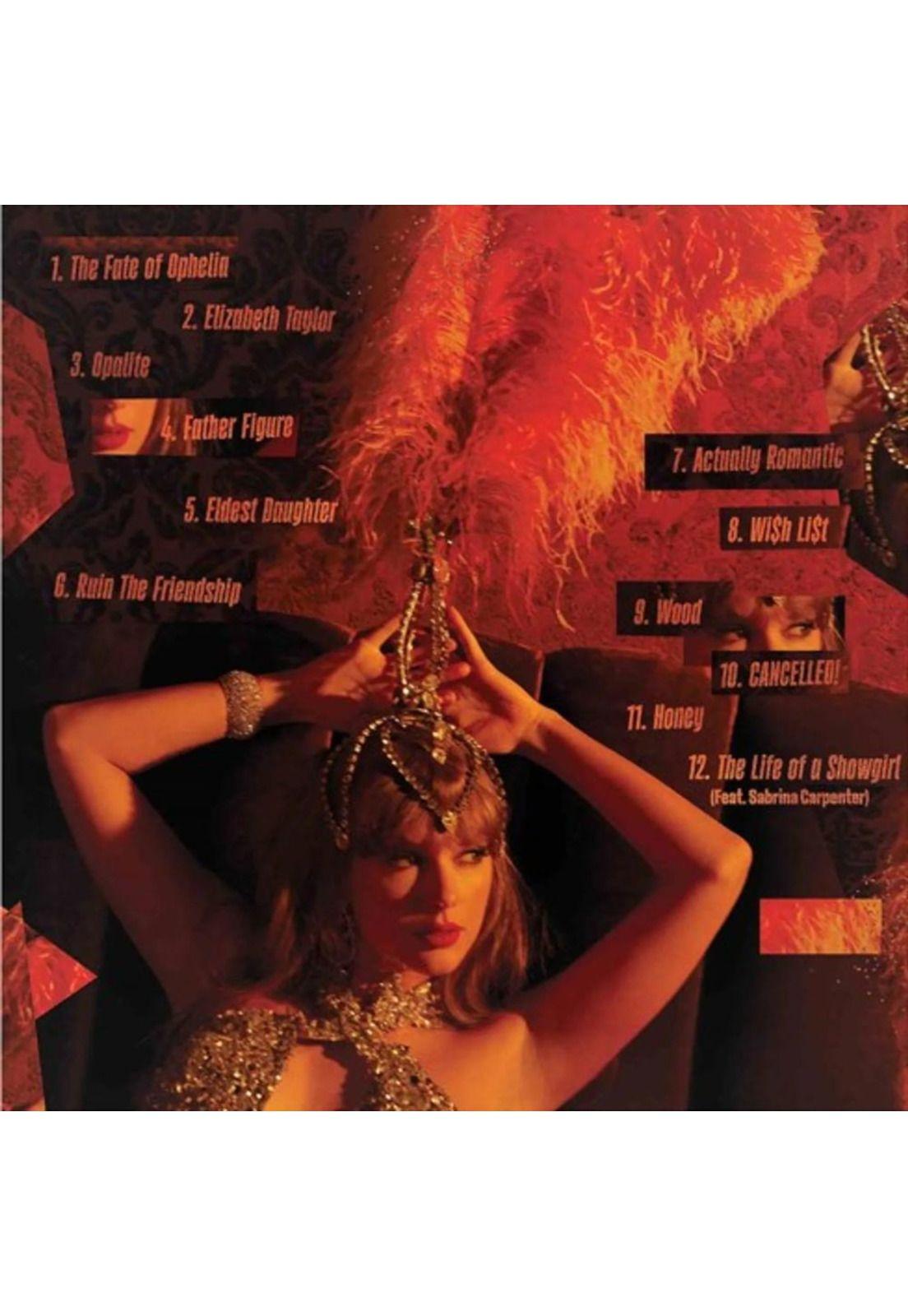 CD TAYLOR SWIFT/ THE LIFE OF A SHOWGIRL 1CD-1