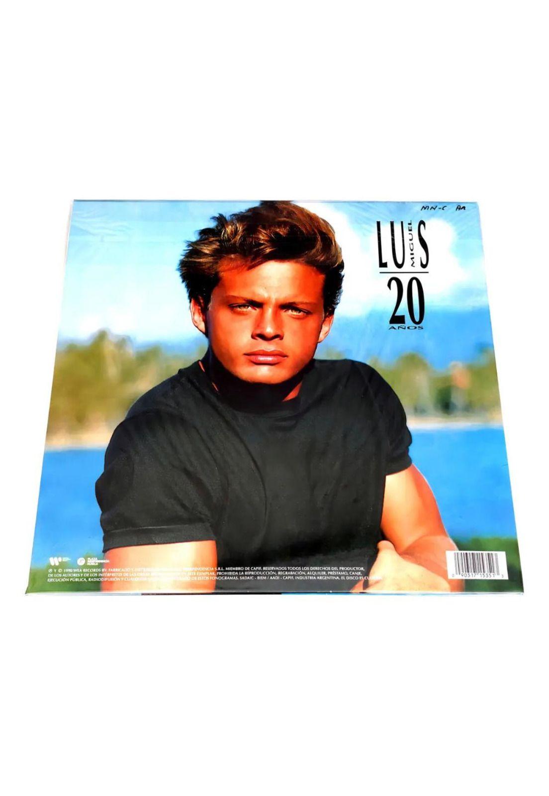 VINILO LUIS MIGUEL/ 20 AÑOS 1LP-2