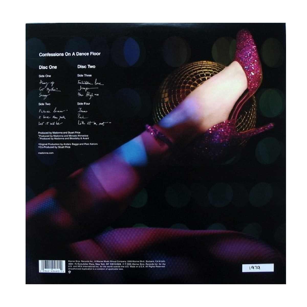 VINILO MADONNA/ CONFESSIONS ON A DANCE FLOOR PINK VINYL 2LP-1