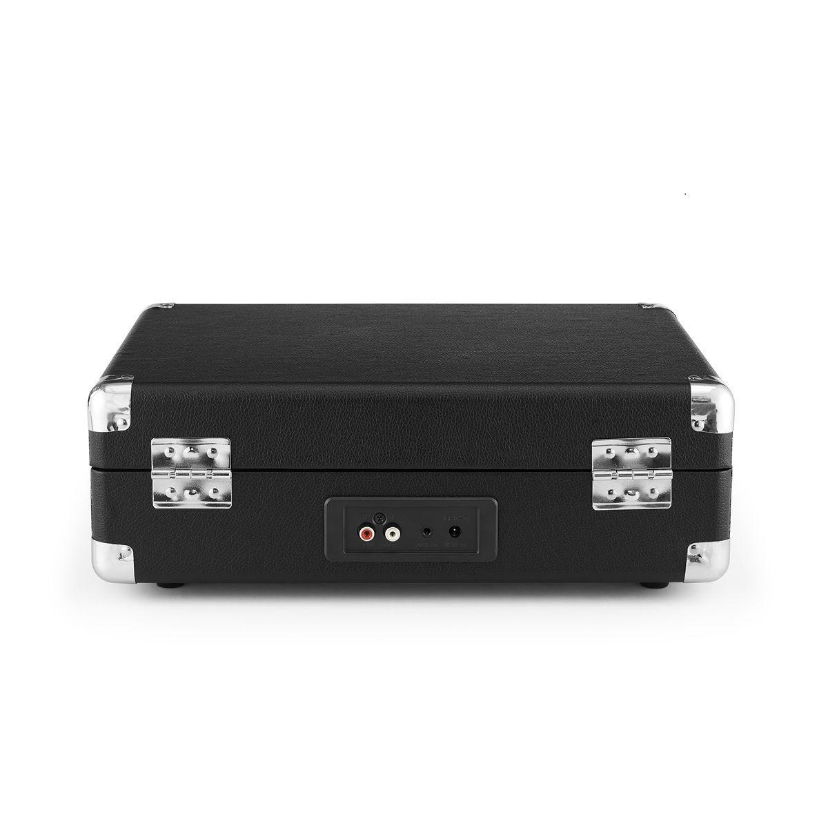 Tornamesa crosley/ cruiser deluxe bt black + 4lp exclusivos-4