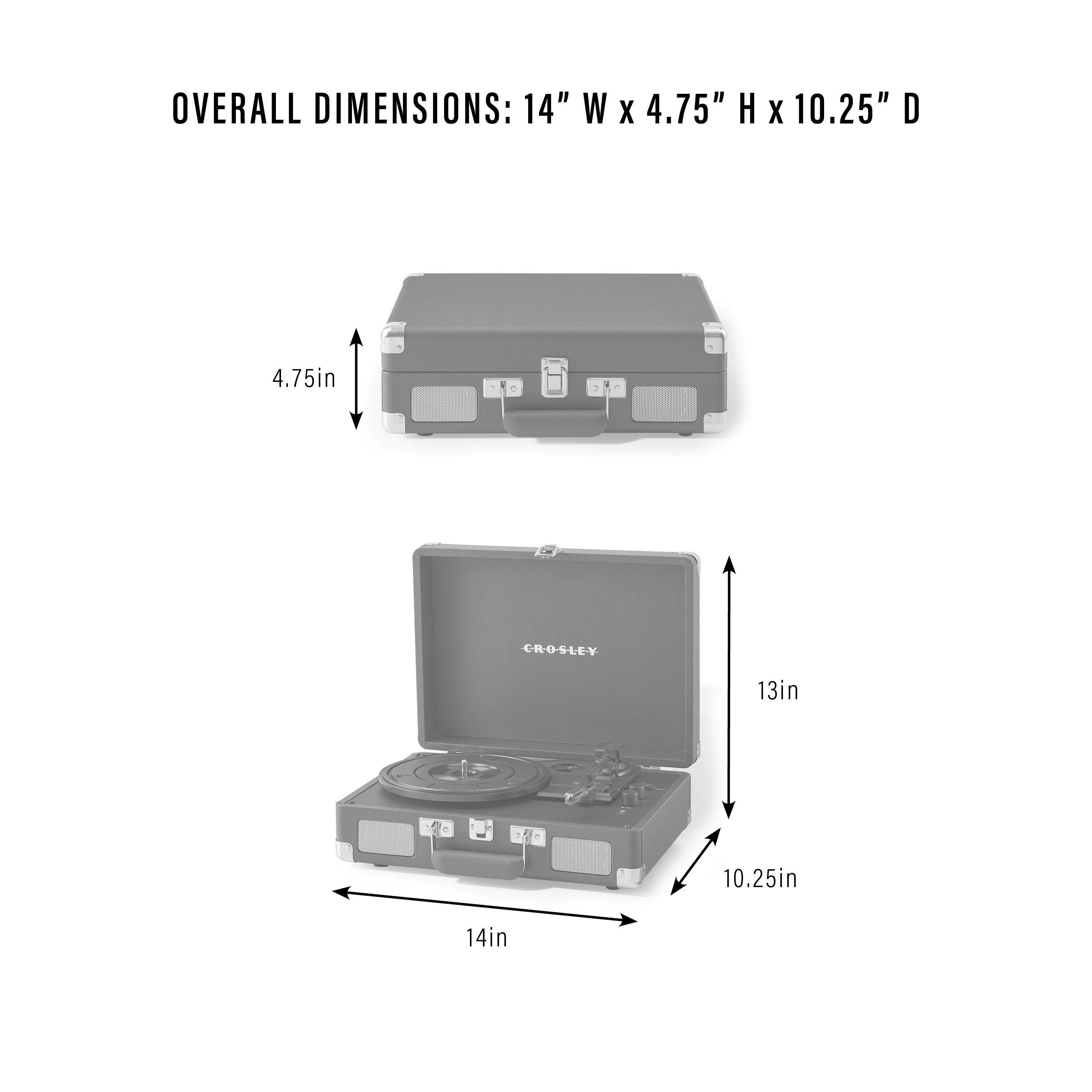  Tornamesa crosley/ cruiser deluxe bt silver-7