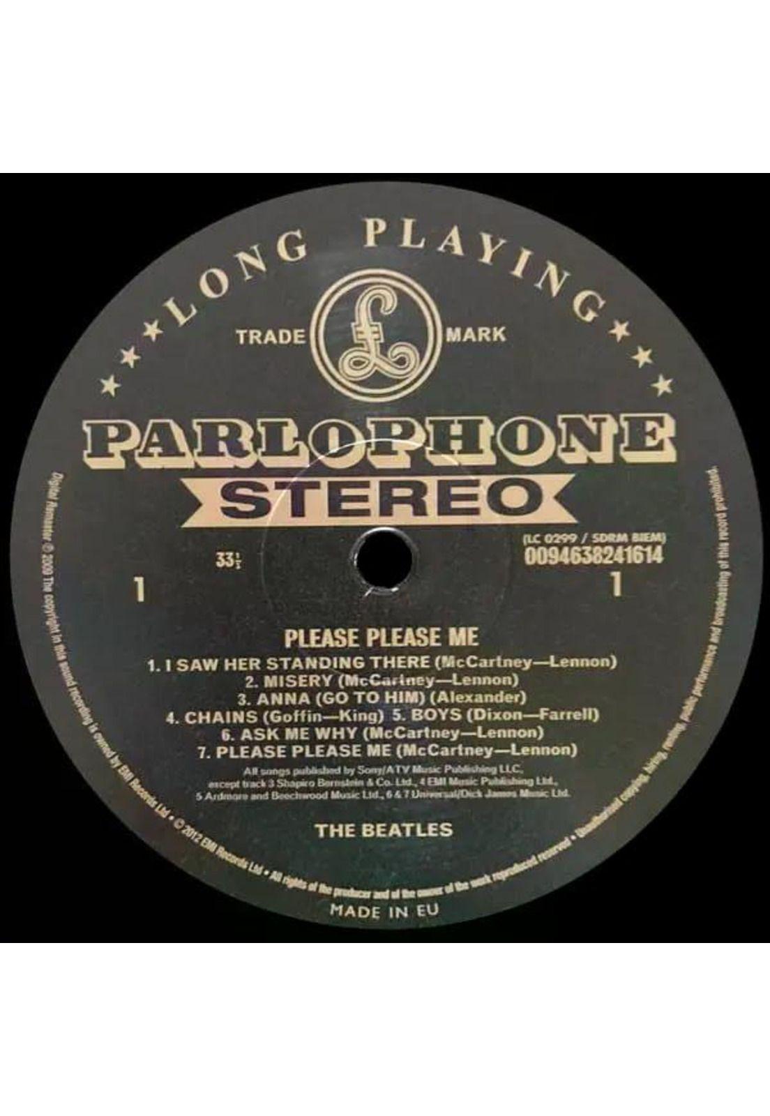 VINILO THE BEATLES/ PLEASE PLEASE ME 1LP-3