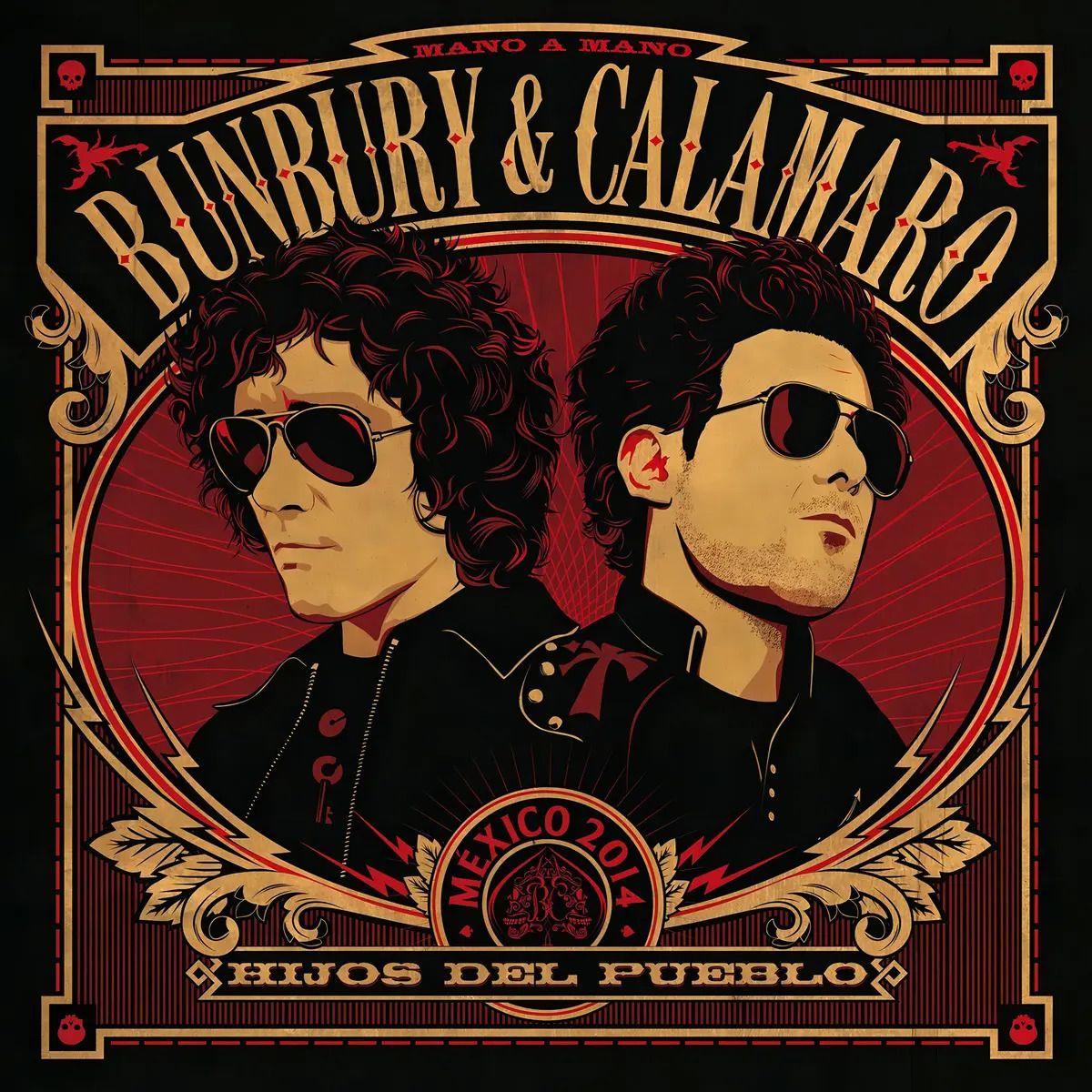 VINILO BUNBURY & CALAMARO/ HIJOS DEL PUEBLO 1LP-0