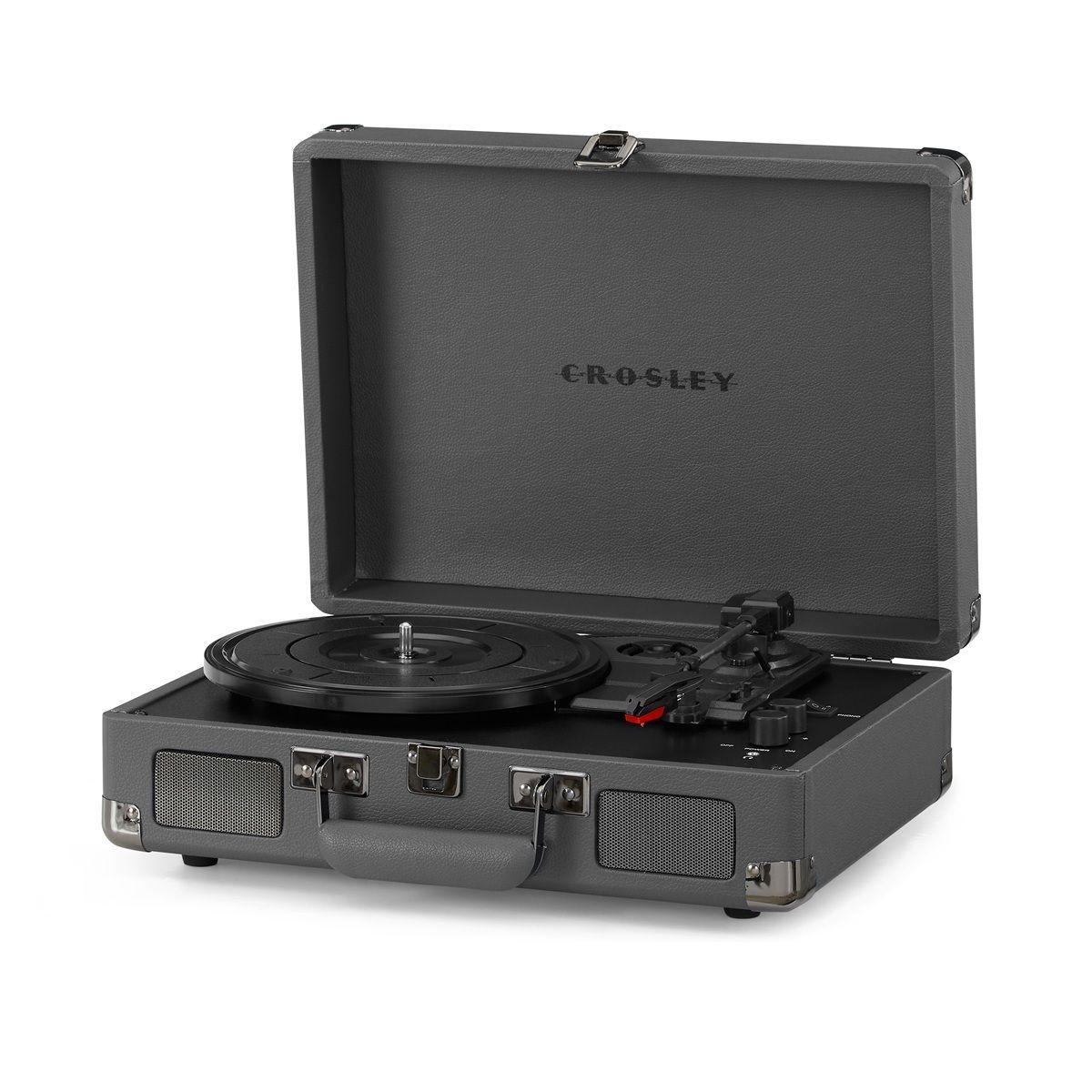 Tornamesa crosley/ cruiser deluxe bt slate + 4lp exclusivos-2