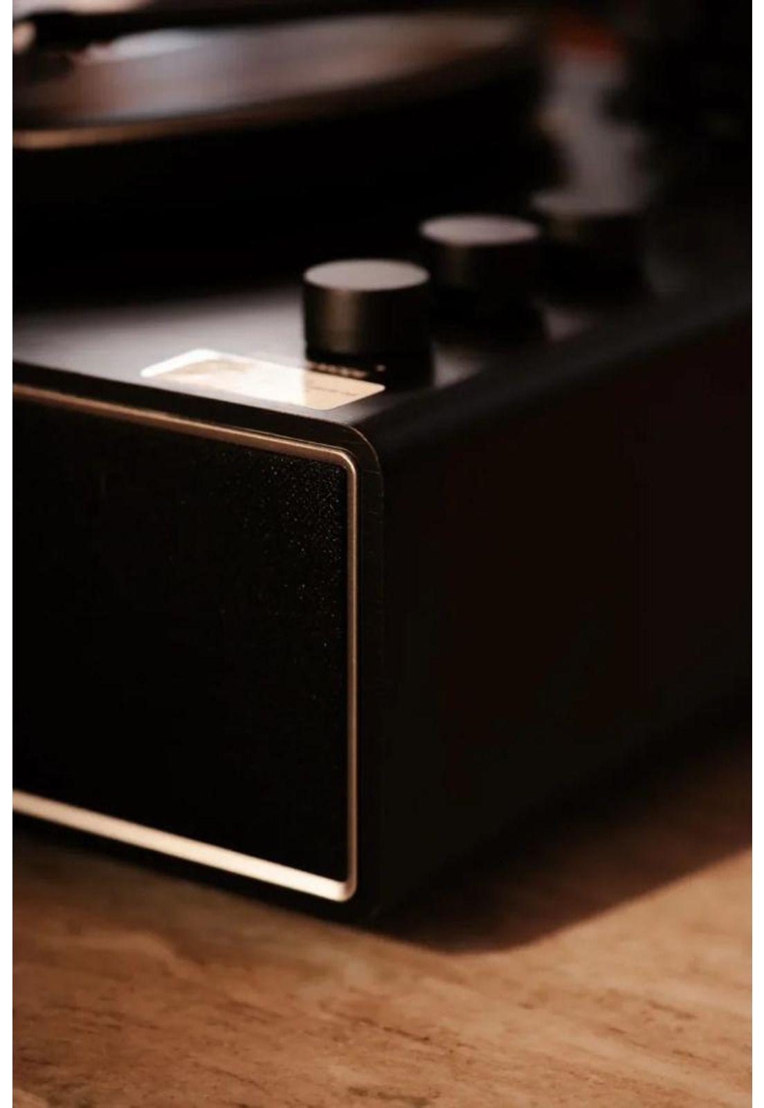 TORNAMESA CROSLEY/ RECORD PLAYER BT STAVE BLACK-4