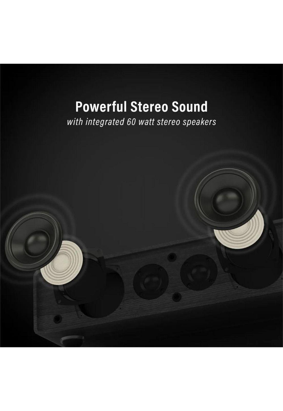 TORNAMESA CROSLEY/ RECORD PLAYER BT STAVE BLACK-7