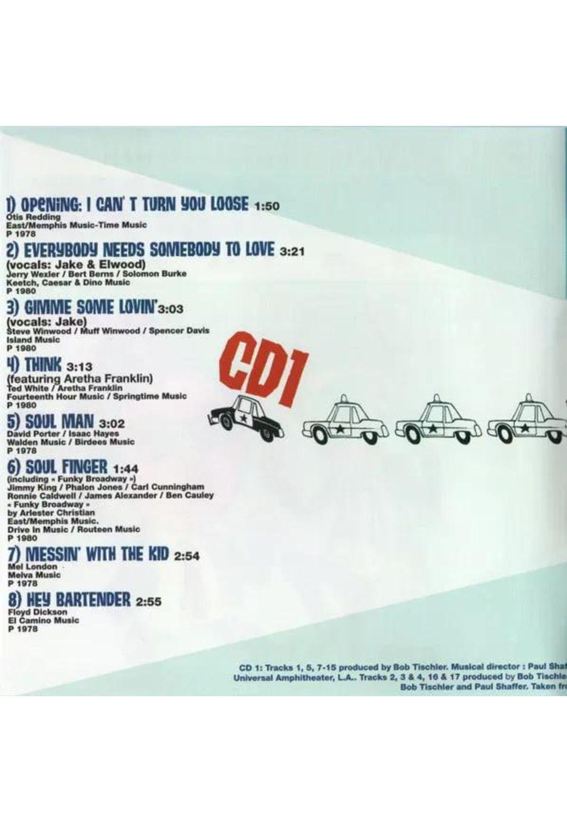 CD THE BLUES BROTHERS/ THE BLUES BROTHERS COMPLETE 2CD-1