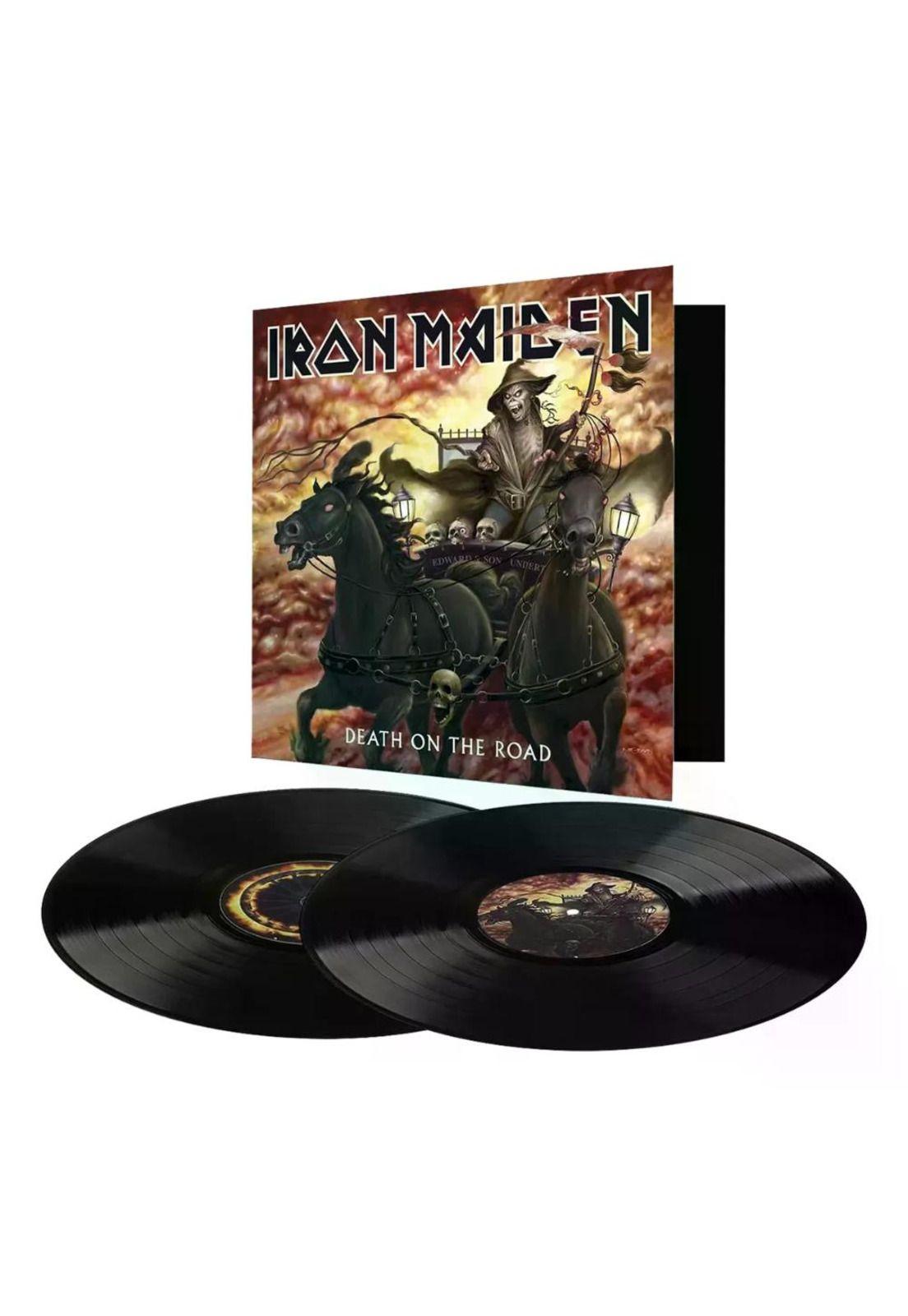 VINILO IRON MAIDEN/ DEATH ON THE ROAD 2LP-1