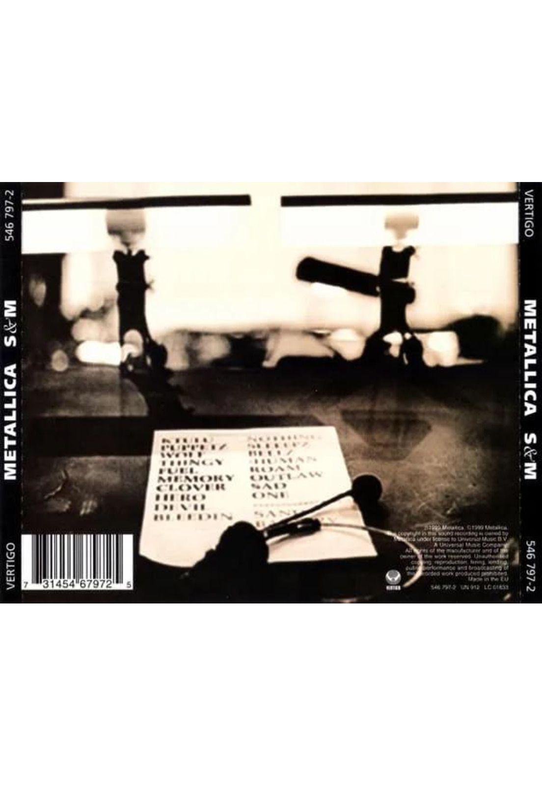 CD METALLICA/ S&M (EUROPE) 2CD-1
