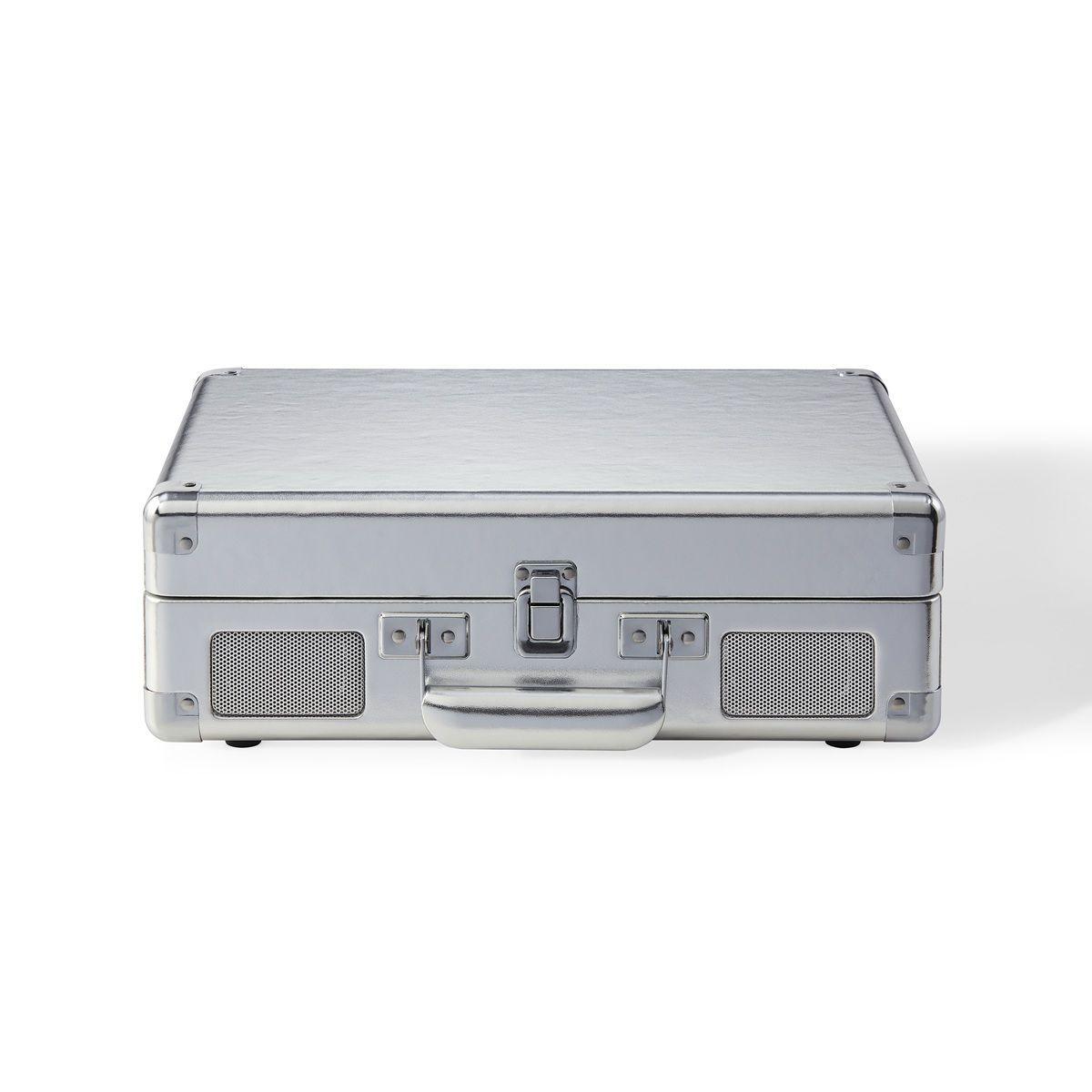 Tornamesa crosley/ cruiser deluxe bt silver + 4lp exclusivos-3