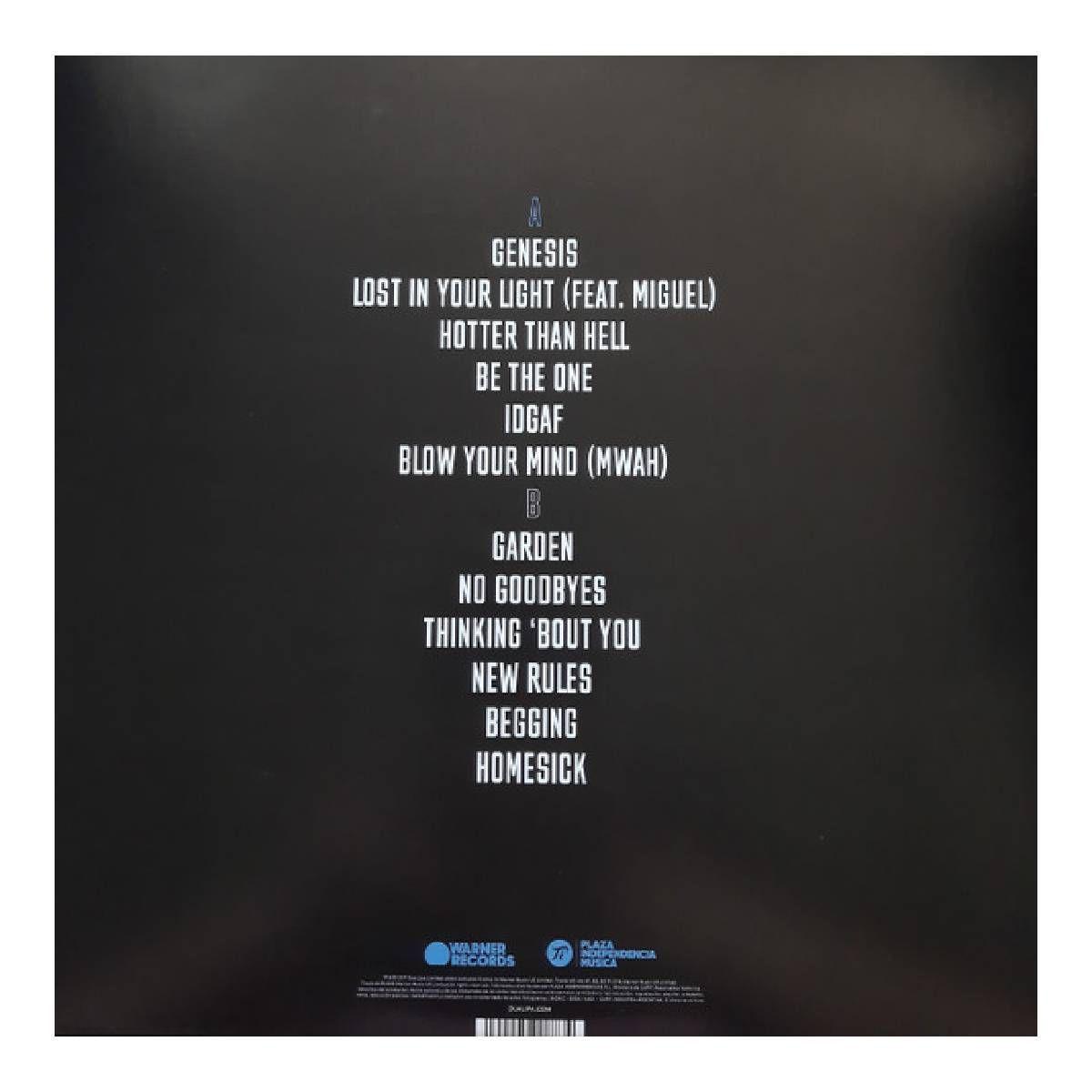VINILO DUA LIPA/ DUA LIPA (TRANS BLUE VINYL) 1LP-1