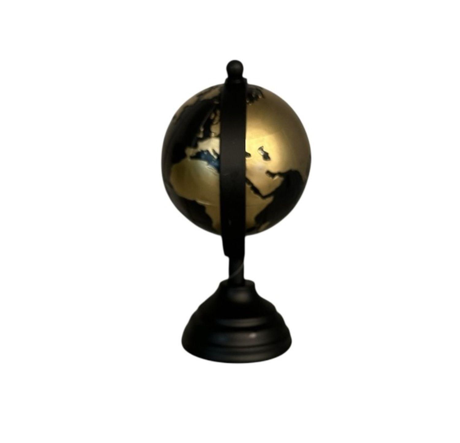 Globo Terráqueo Giratorio Resina Quilmes Antico Home-2