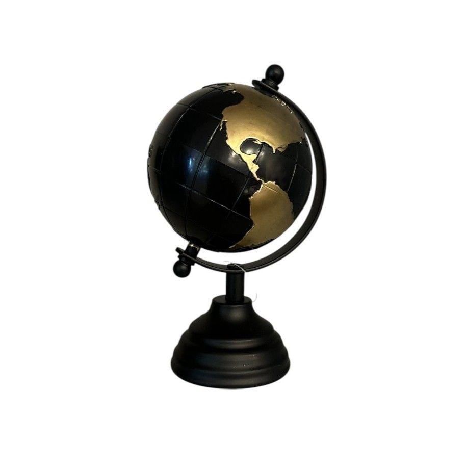 Globo Terráqueo Giratorio Resina Quilmes Antico Home-3