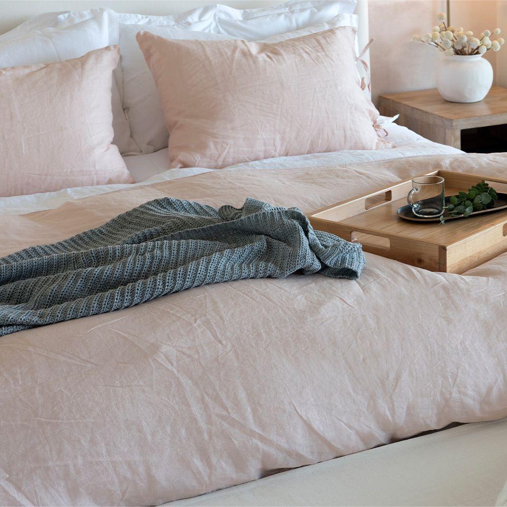 Manta De Puntos Gris Perla Salvia 130x190 cm Antico Home-3