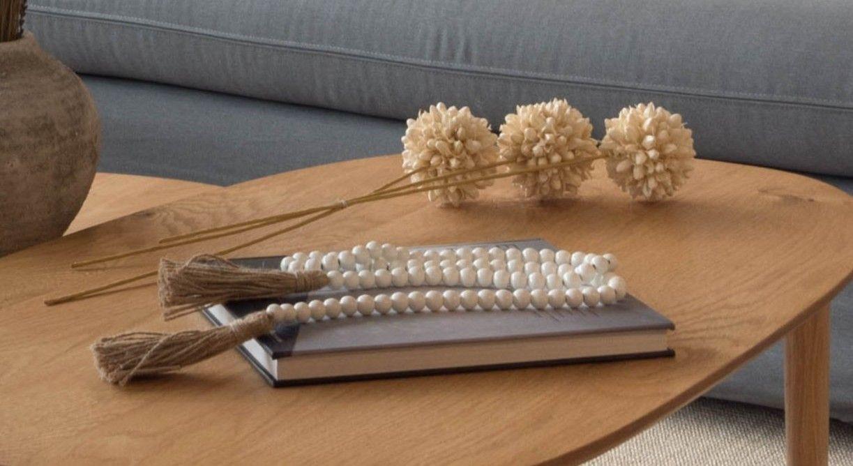 Ramo Flores Craspedia Blanco Natural 3u Antico Home-3