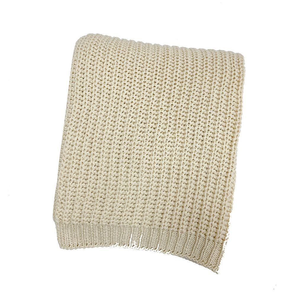 Manta De Puntos Crema Valeriana 130x190 cm Antico Home-3