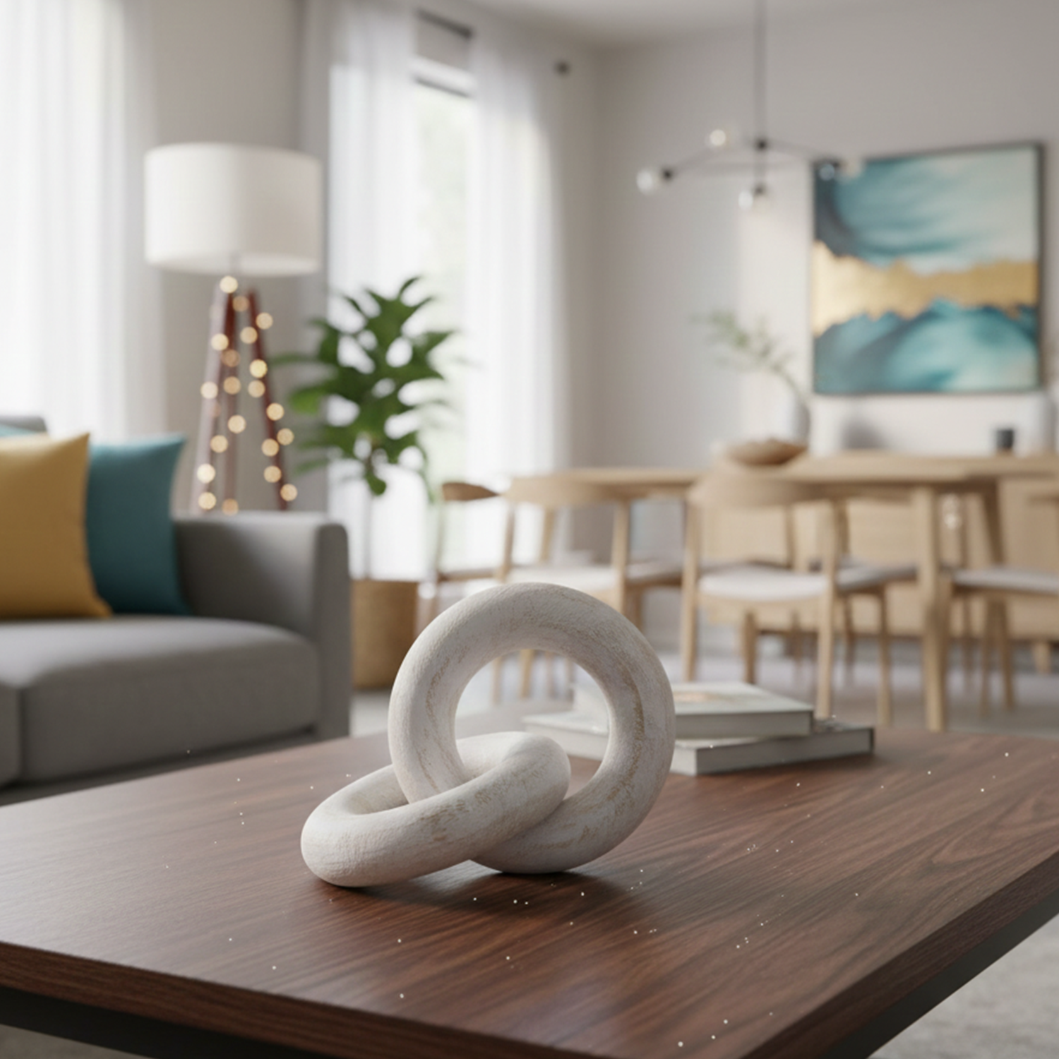 Cadena en Madera de Paulownia Avellano Antico Home-3