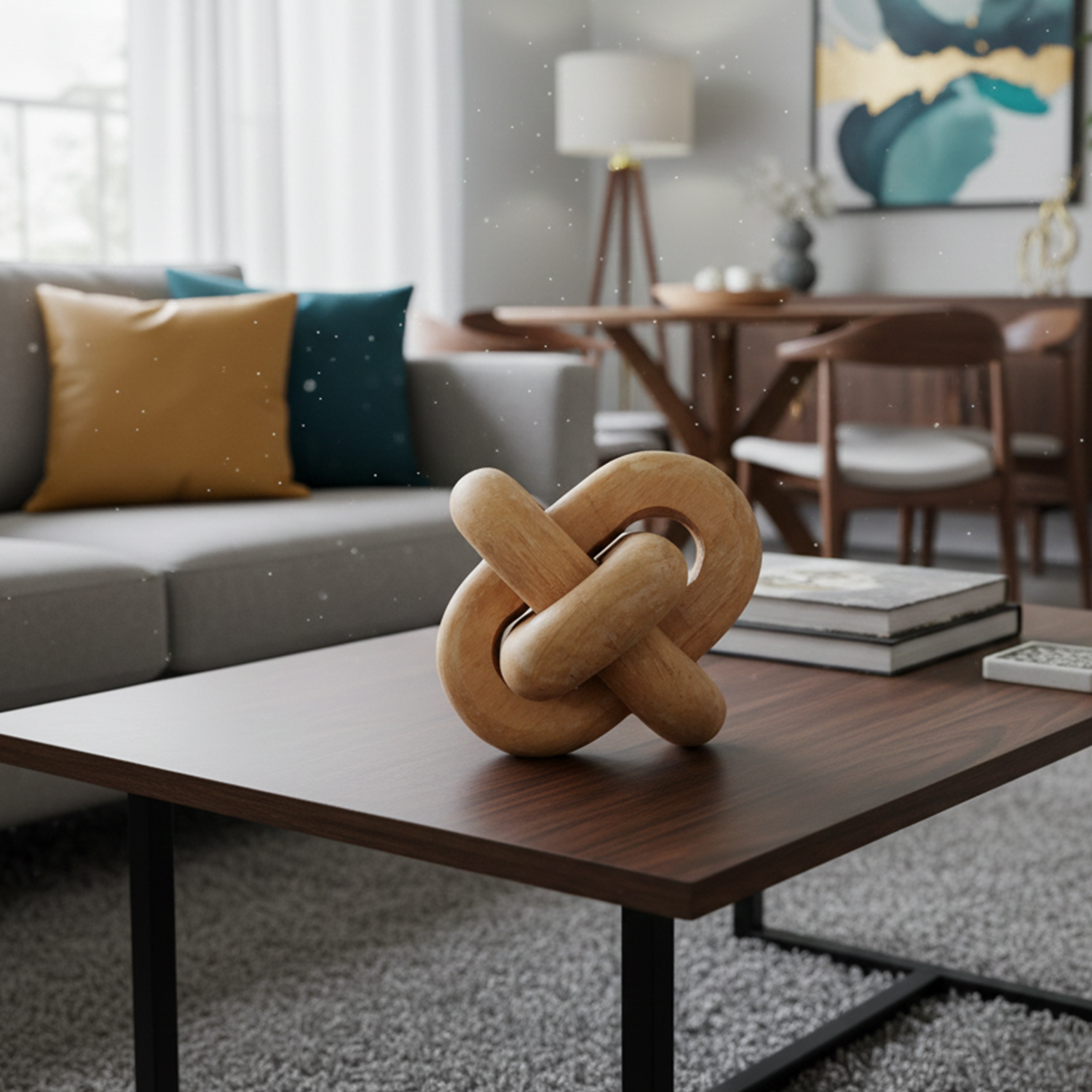 Cadena en Madera de Paulownia Monstera Antico Home-3