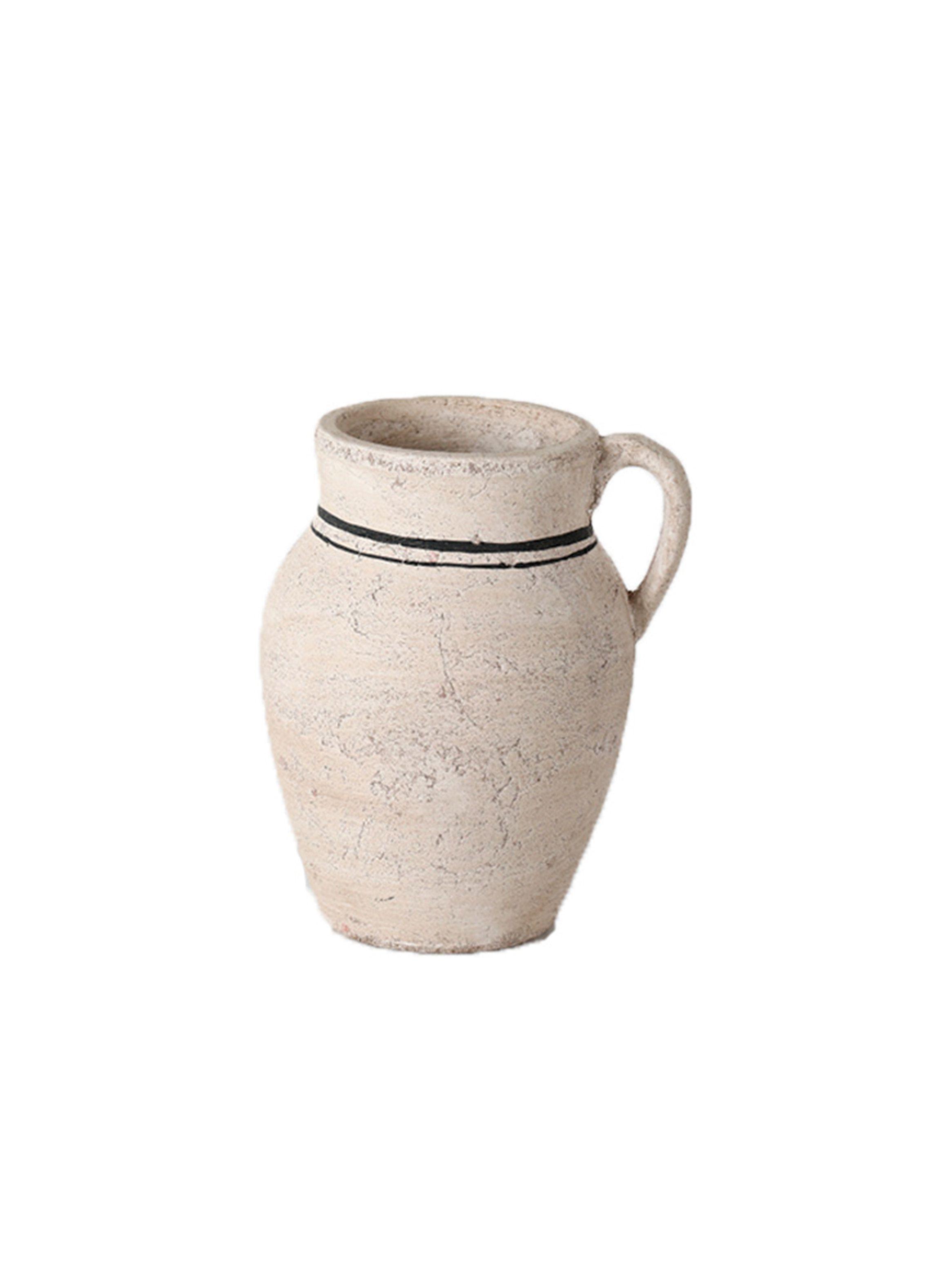 Jarrón Cerámico Asas Terracota Orbea L Antico Home-0