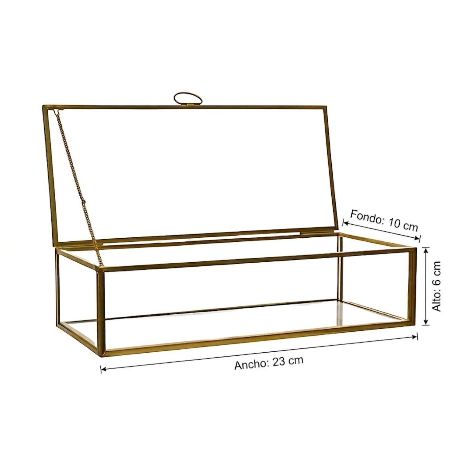 Joyero Vidrio Organizador Alerce Minimal Nordico Antico Home-2