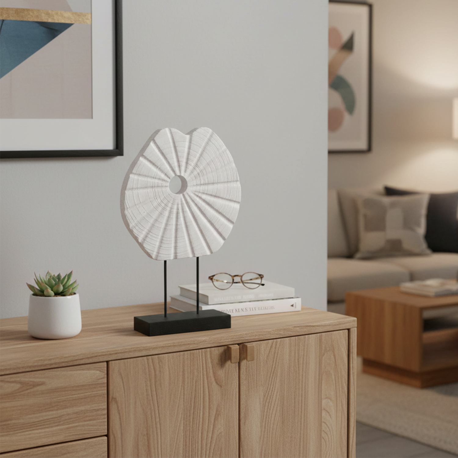 Escultura en Madera de Paulownia Maqui Antico Home-3