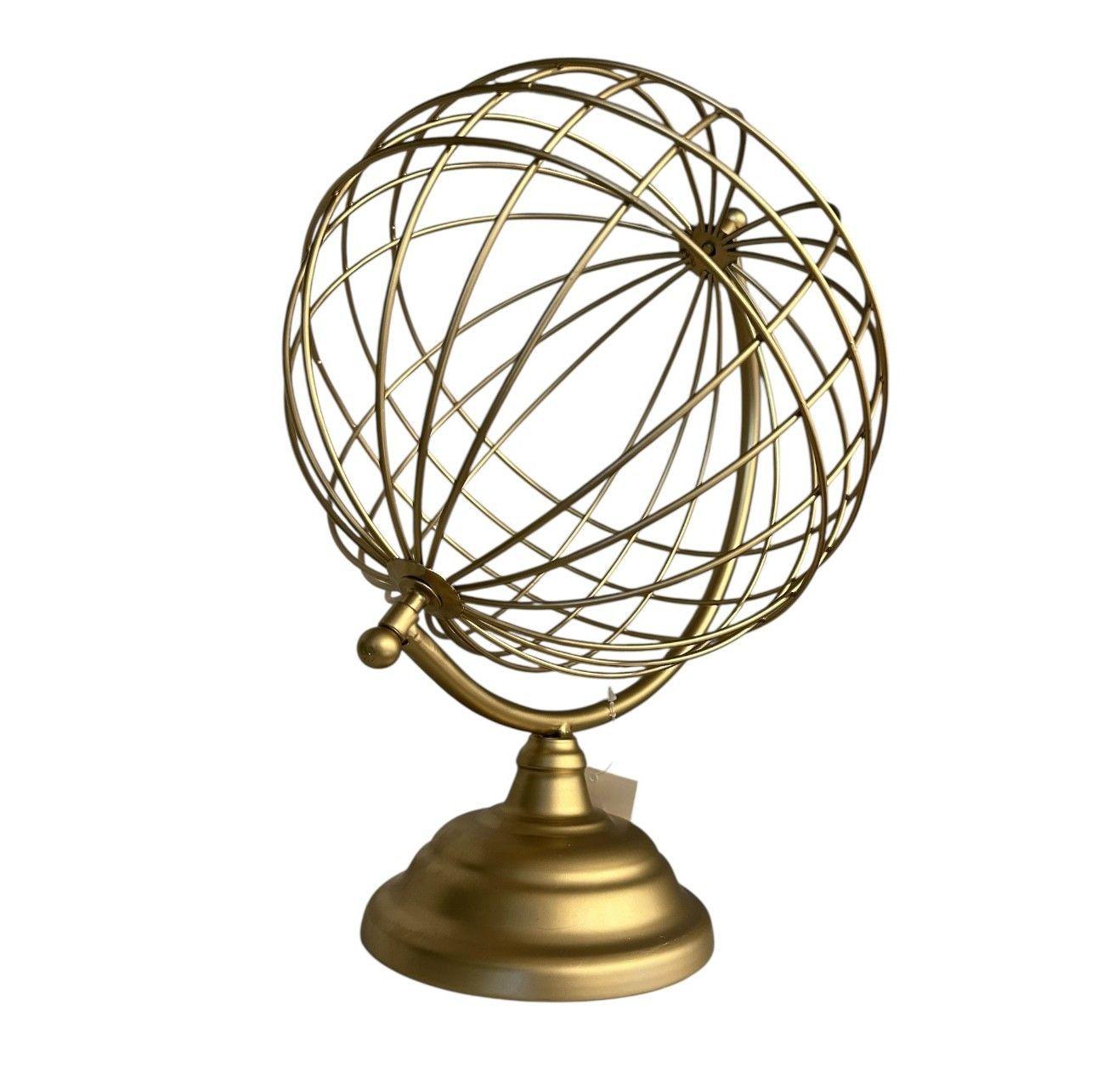 Globo Terráqueo Giratorio Metal Neuquen Antico Home-2