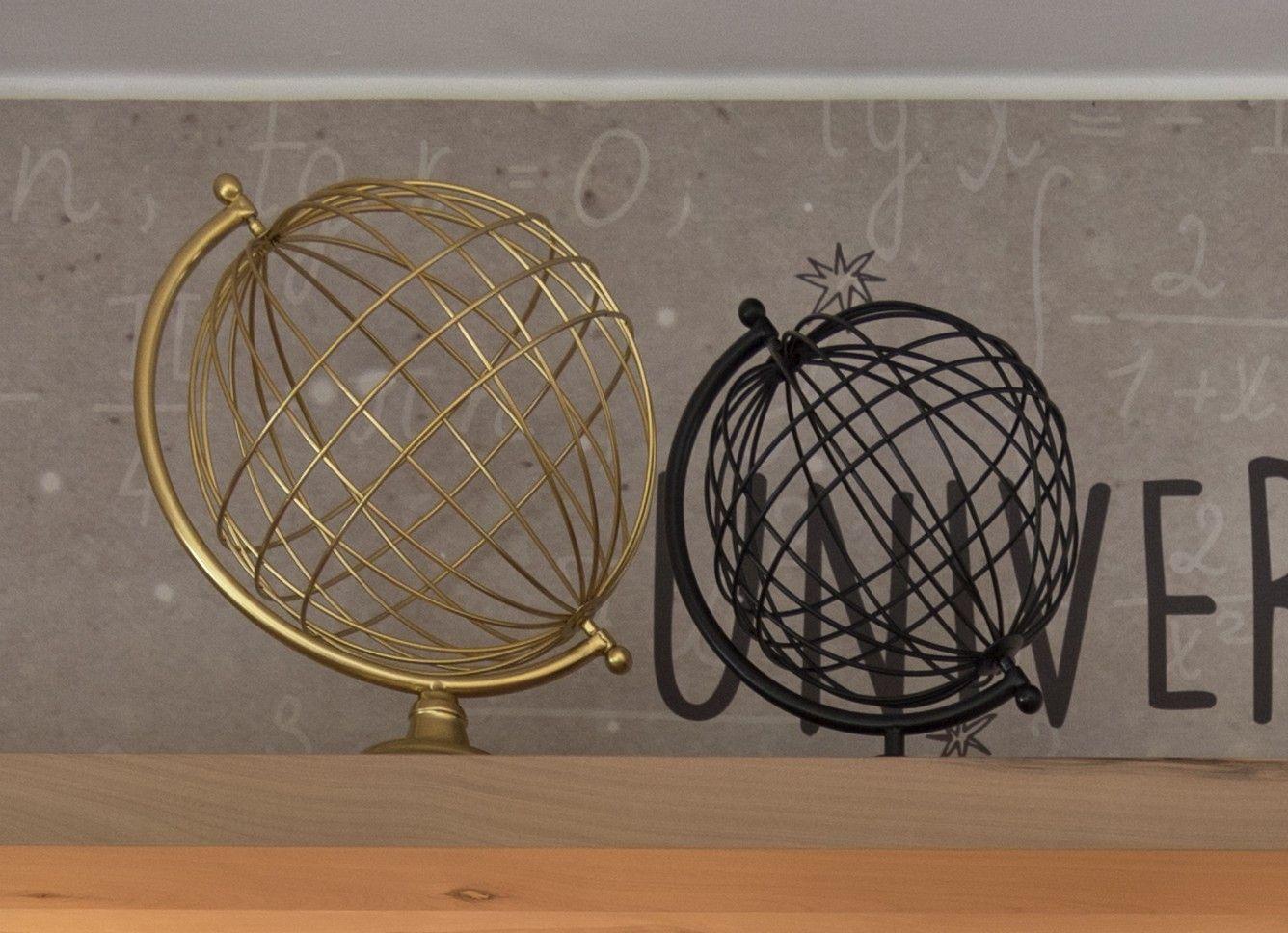 Globo Terráqueo Giratorio Metal Neuquen Antico Home-4