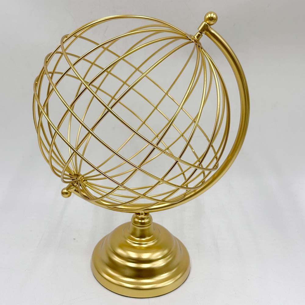 Globo Terráqueo Giratorio Metal Neuquen Antico Home-6