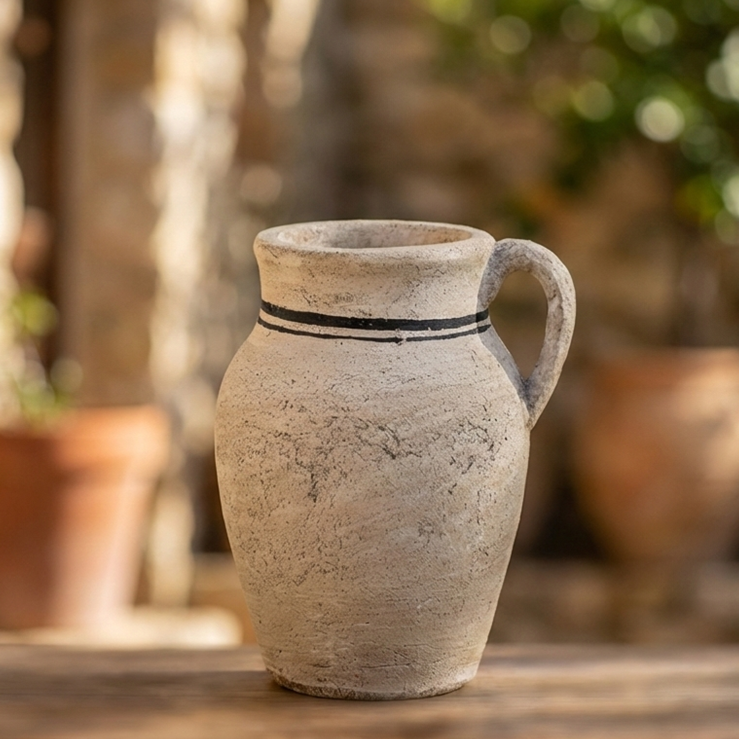 Jarron Ceramico Asas Terracota M Orbea Antico Home-3