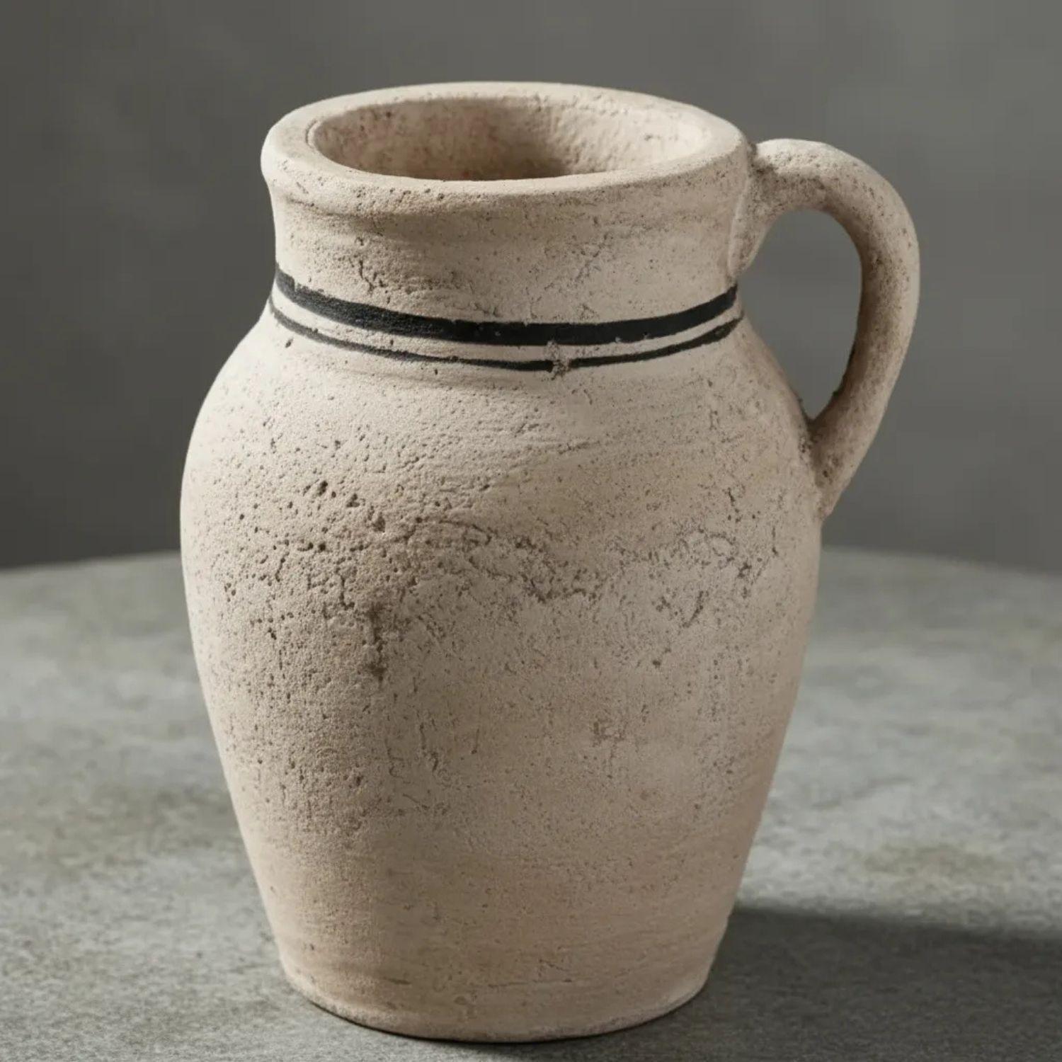 Jarron Ceramico Asas Terracota M Orbea Antico Home-5