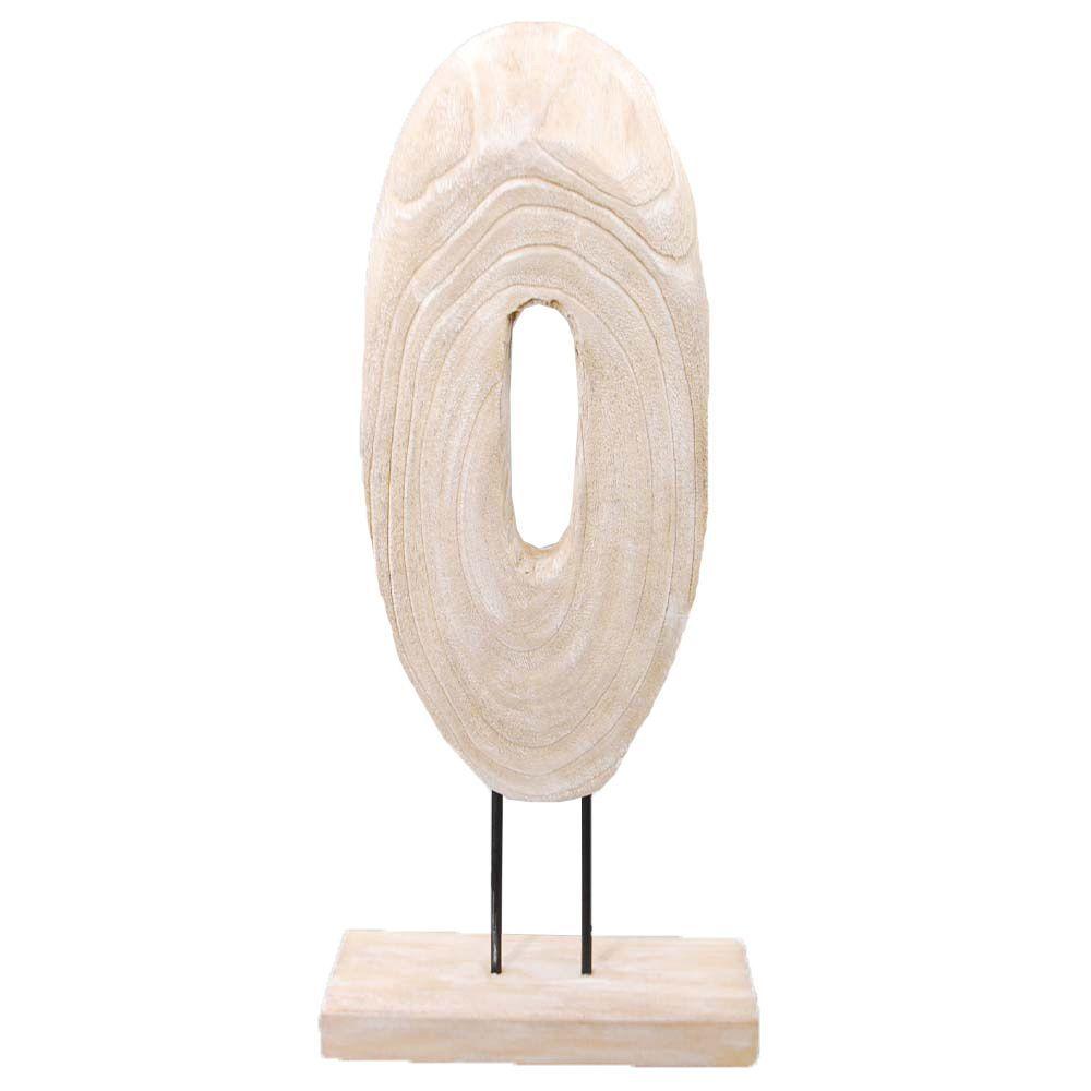 Escultura Madera De Paulownia Melissa Antico Home-0