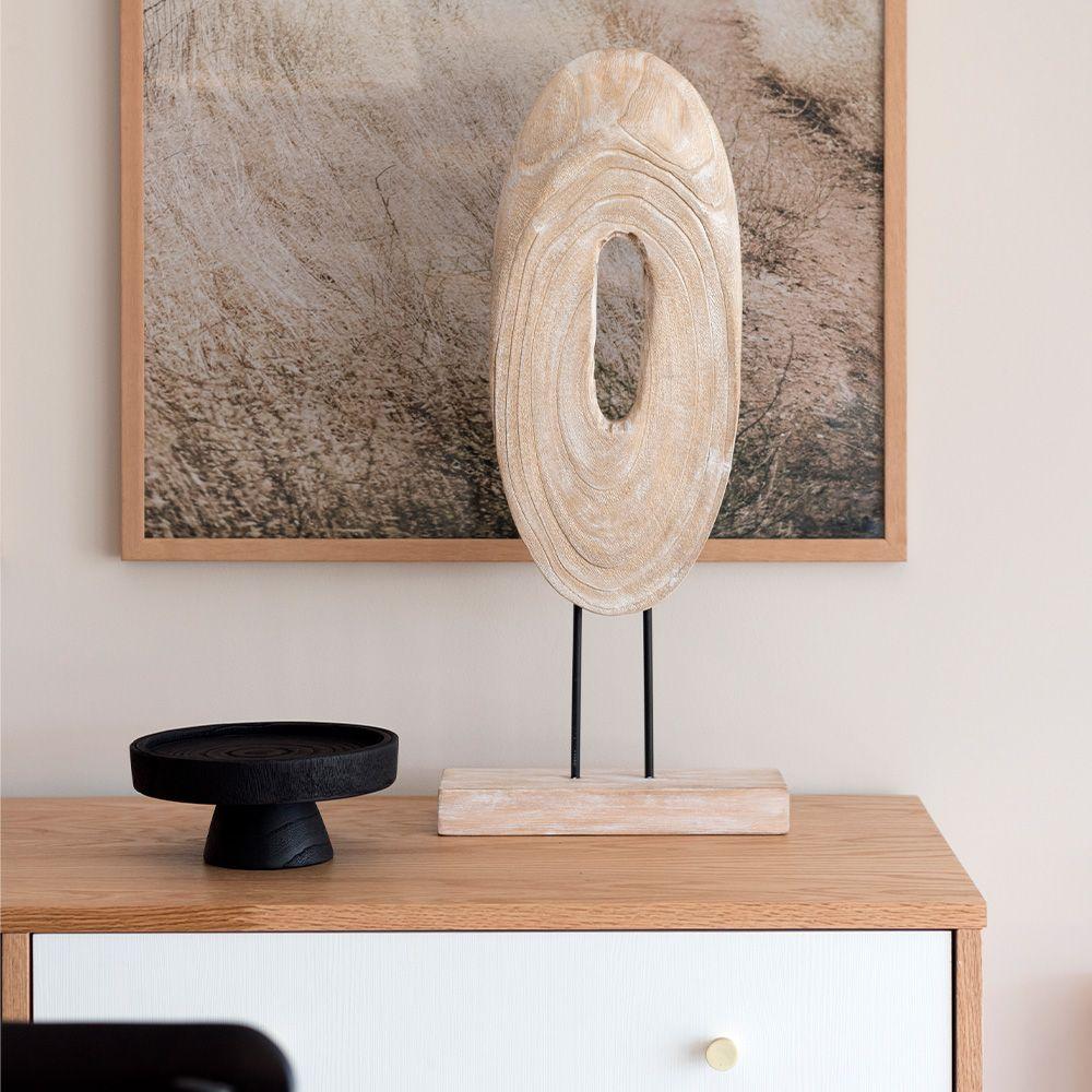 Escultura Madera De Paulownia Melissa Antico Home-1